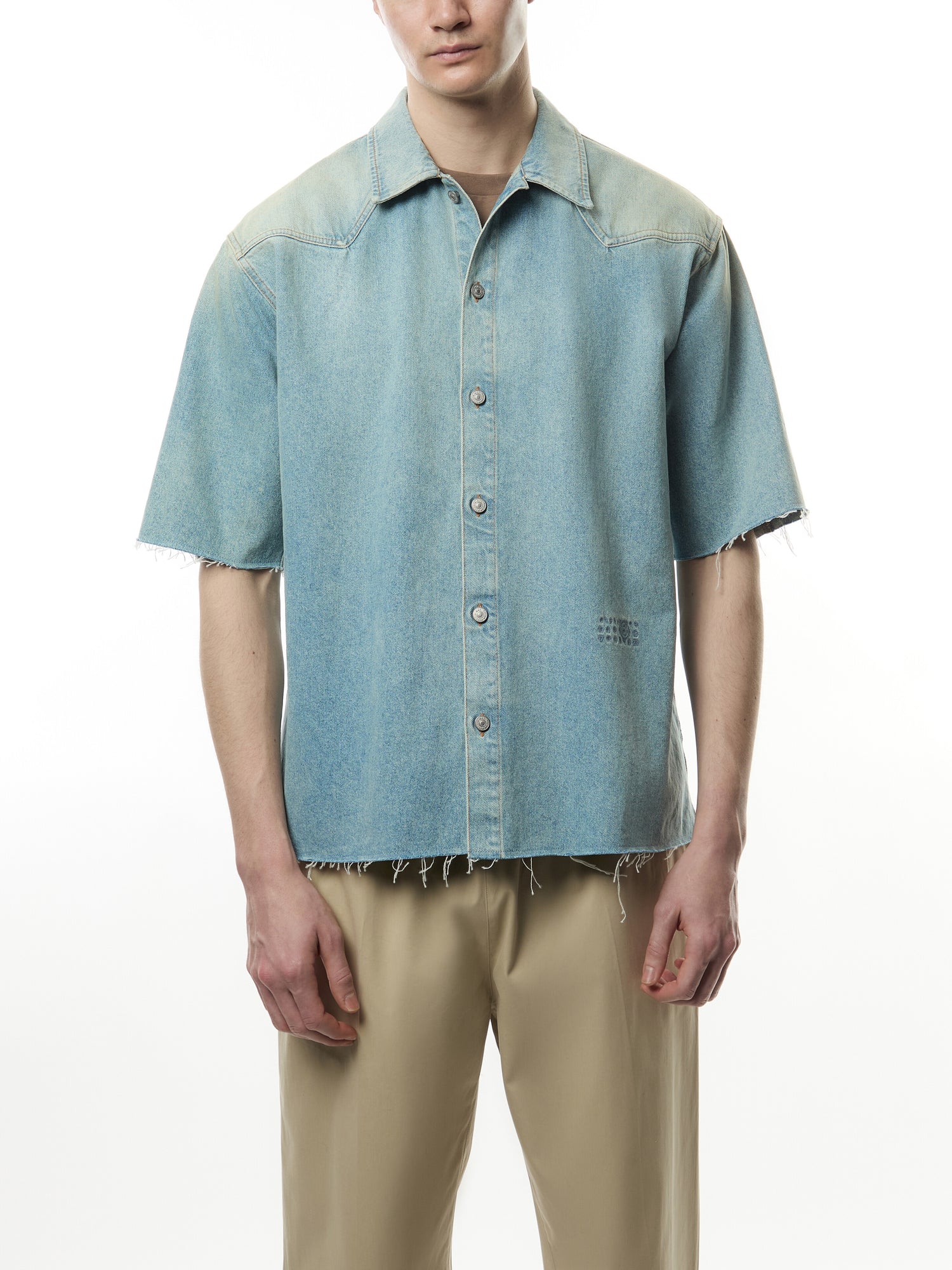 Washed Denim Cowboy SS Shirt