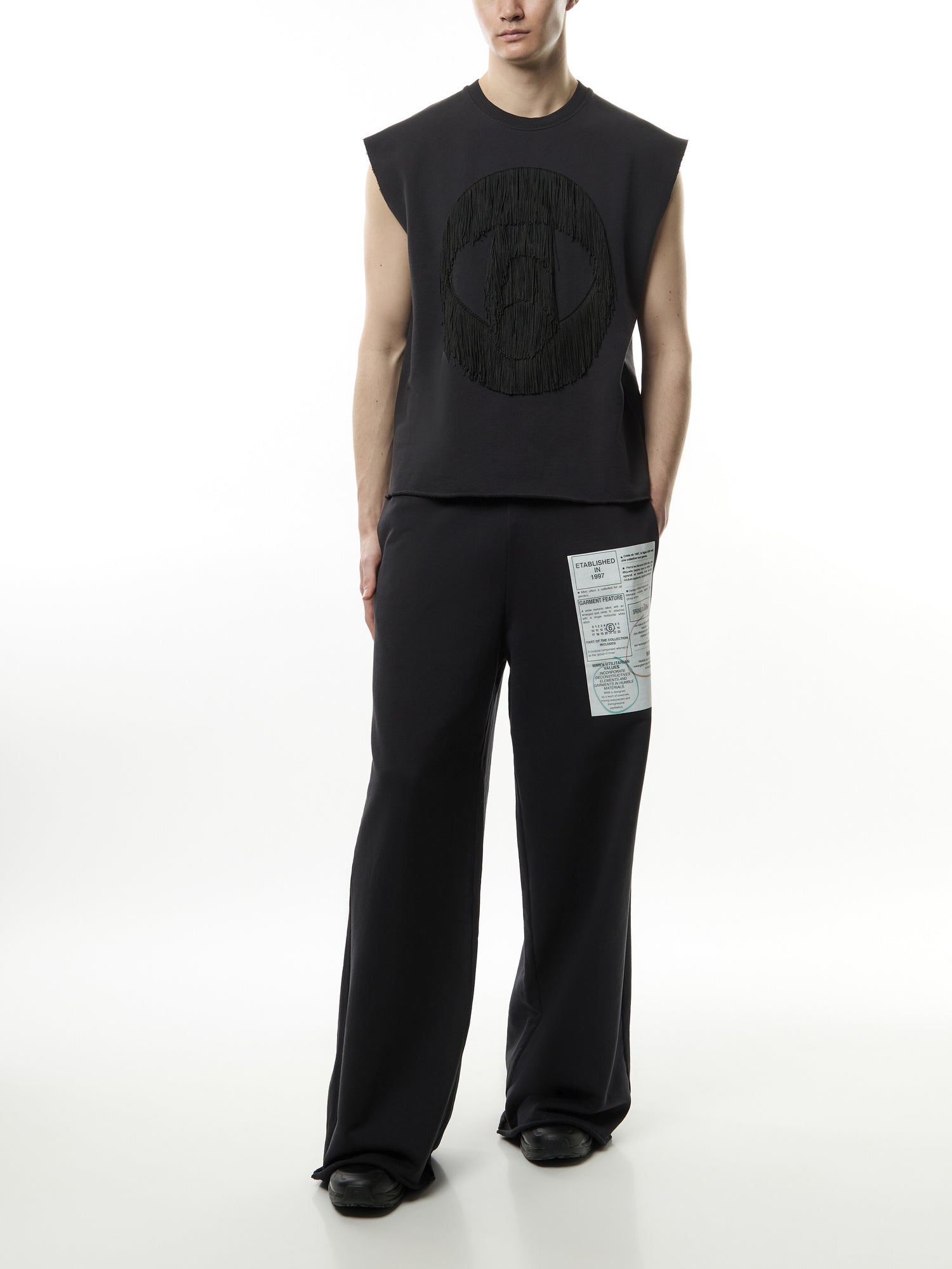 Tassle Sleeveless Sweatshirt