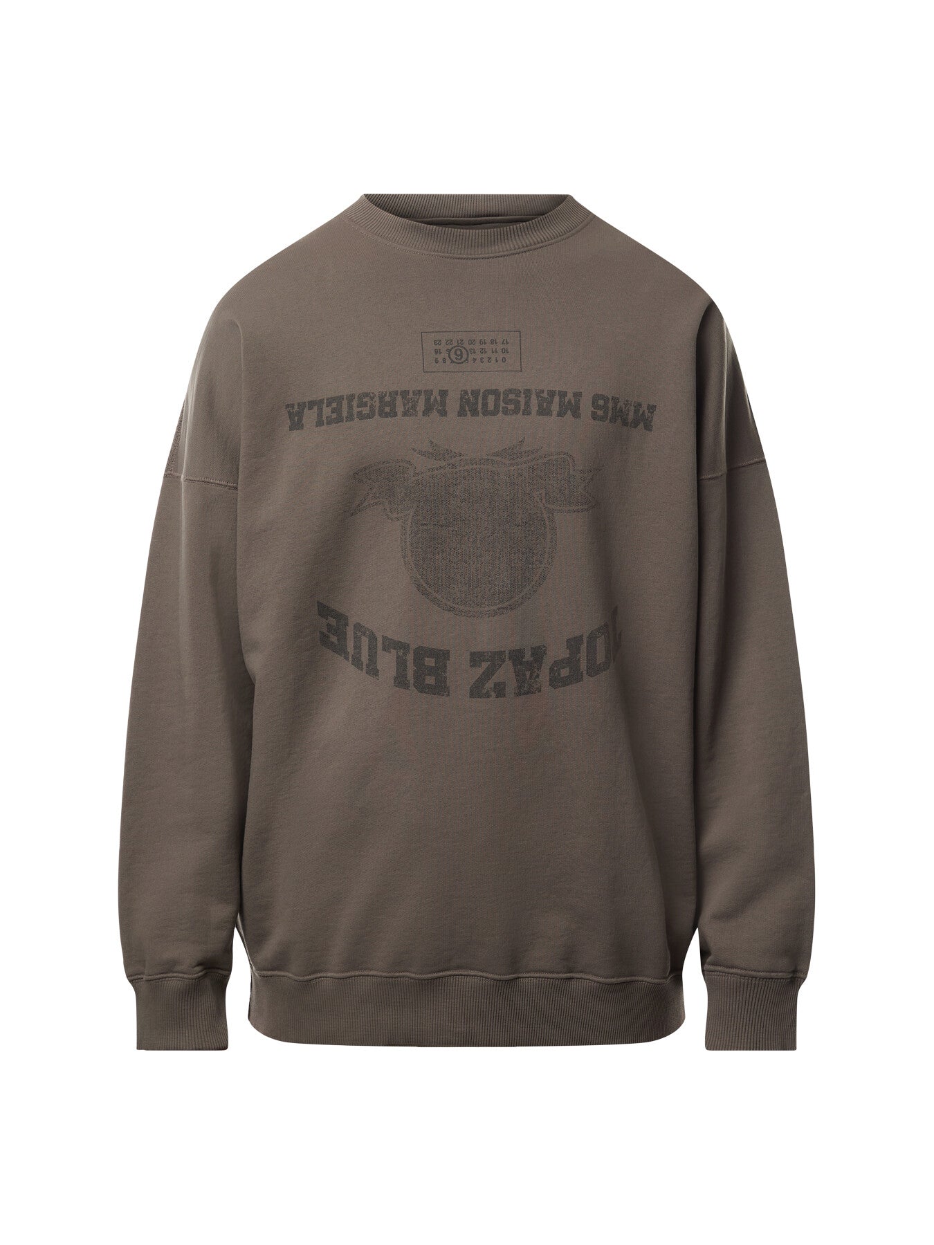 Topaz Blue College Sweatshirt