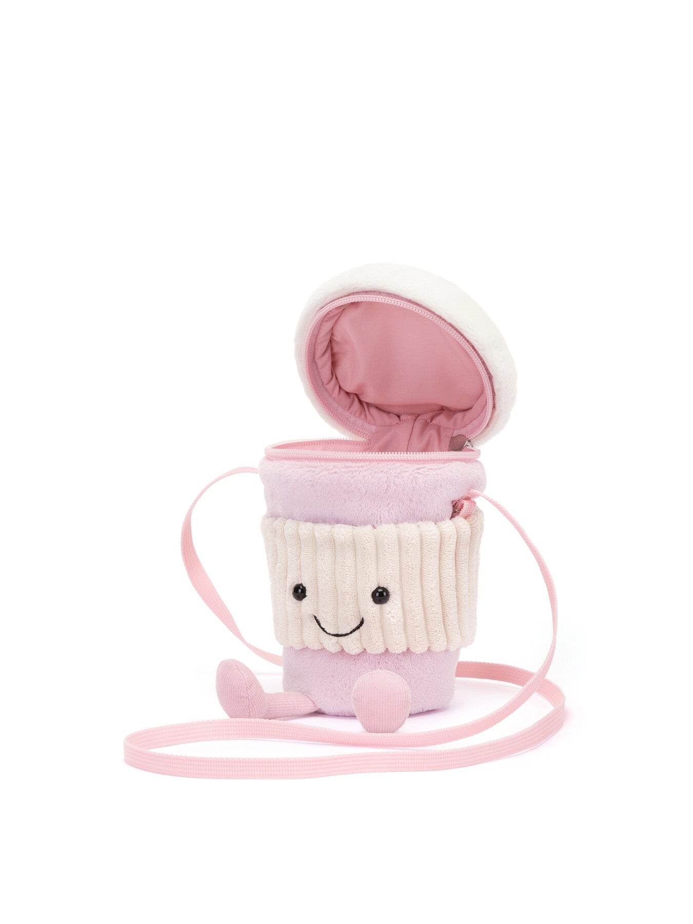 Amuseables Coffee-To-Go Pink Bag