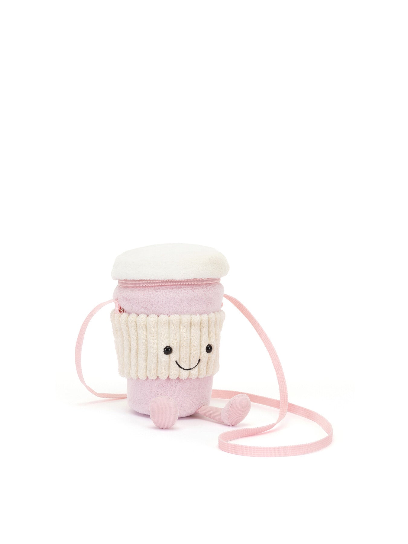 Amuseables Coffee-To-Go Pink Bag