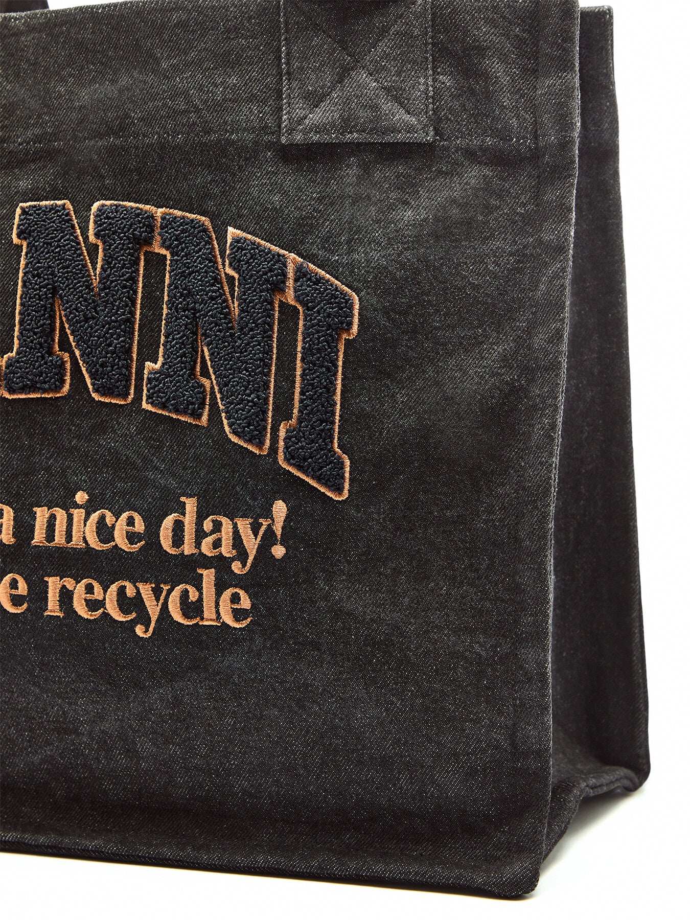 Large Easy Shopper Denim Tote Bag