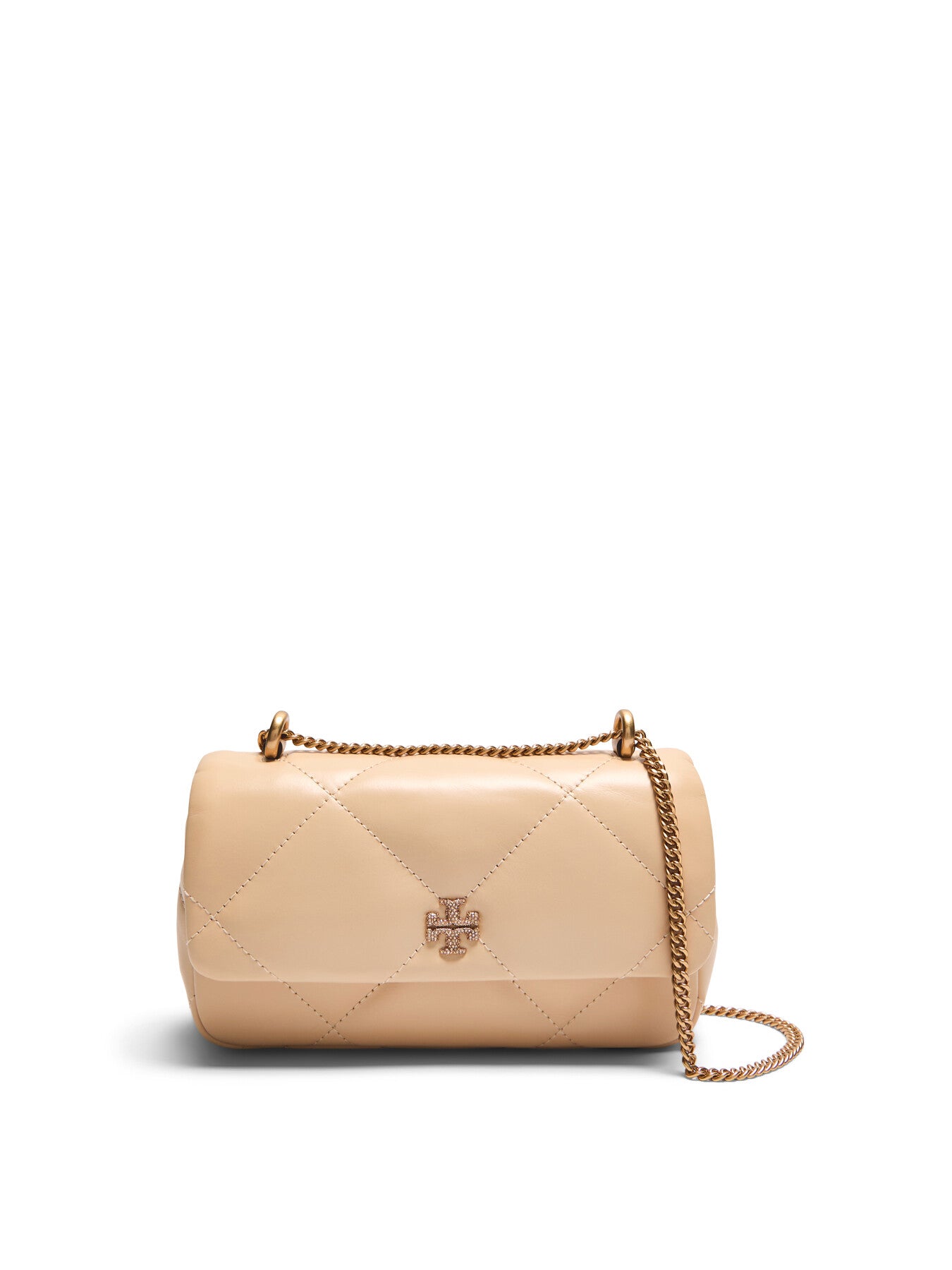 Kira Diamond Quilt Pave Mini Flap Bag