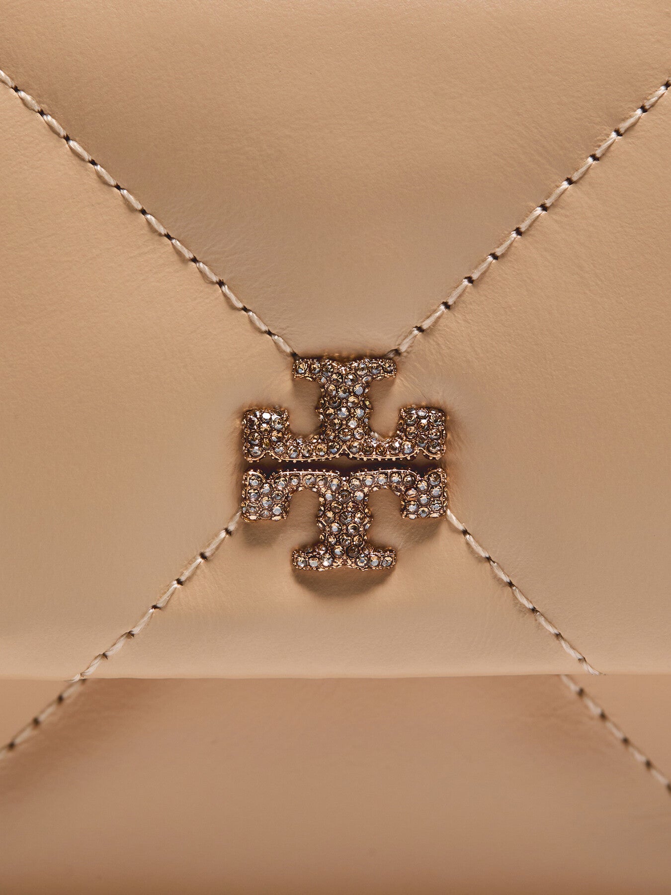 Kira Diamond Quilt Pave Mini Flap Bag