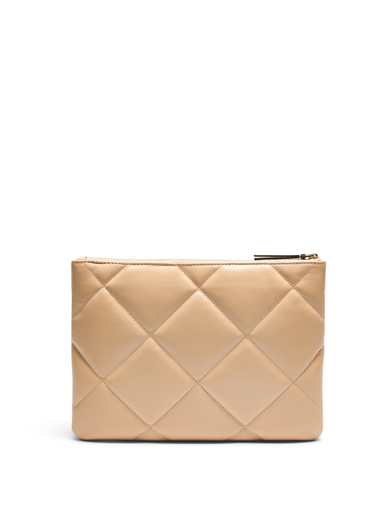 Kira Pave Logo Diamond Quilt Pouch