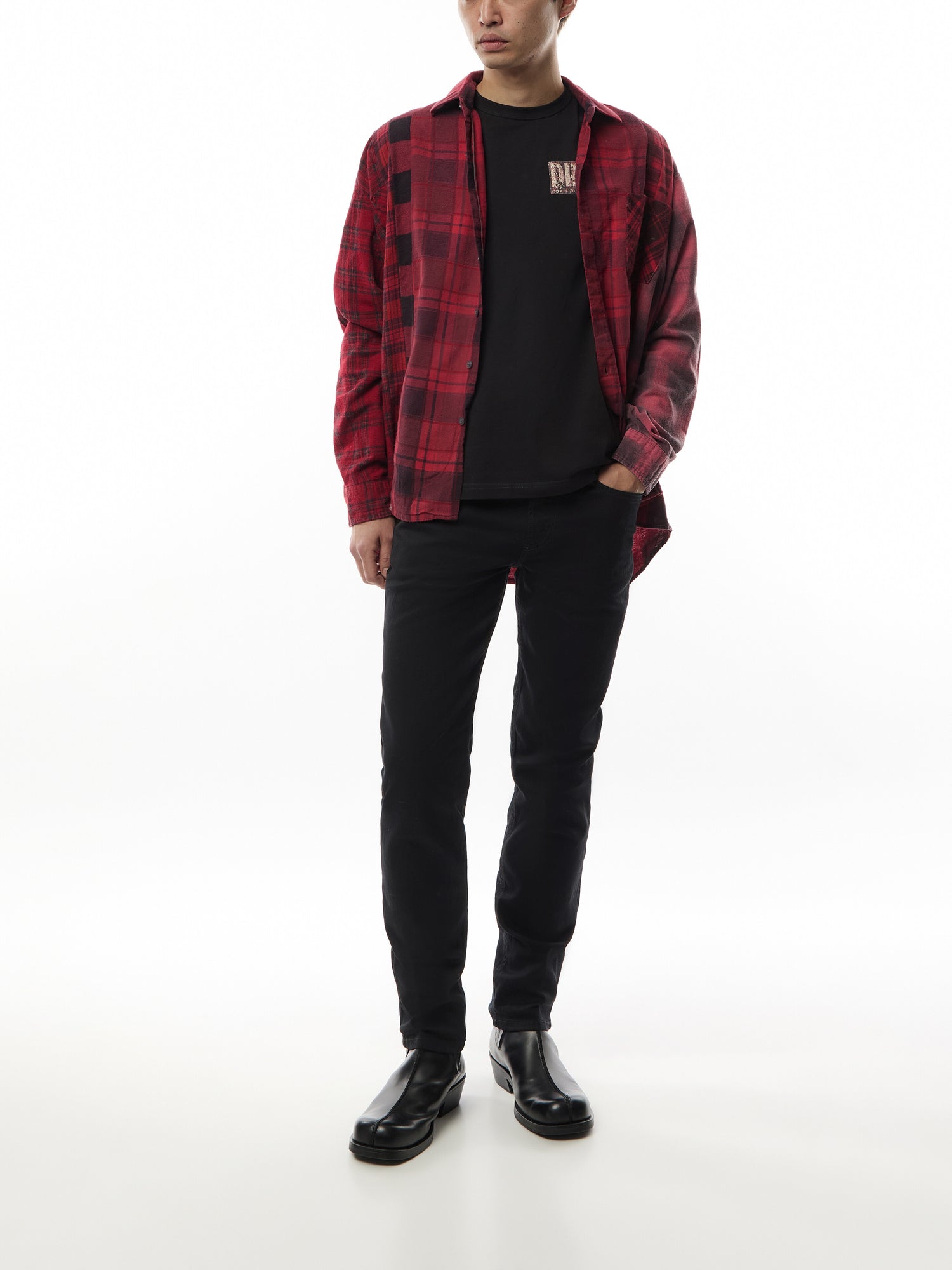 T-Adjust R19 Chest Flower Logo T Shirt