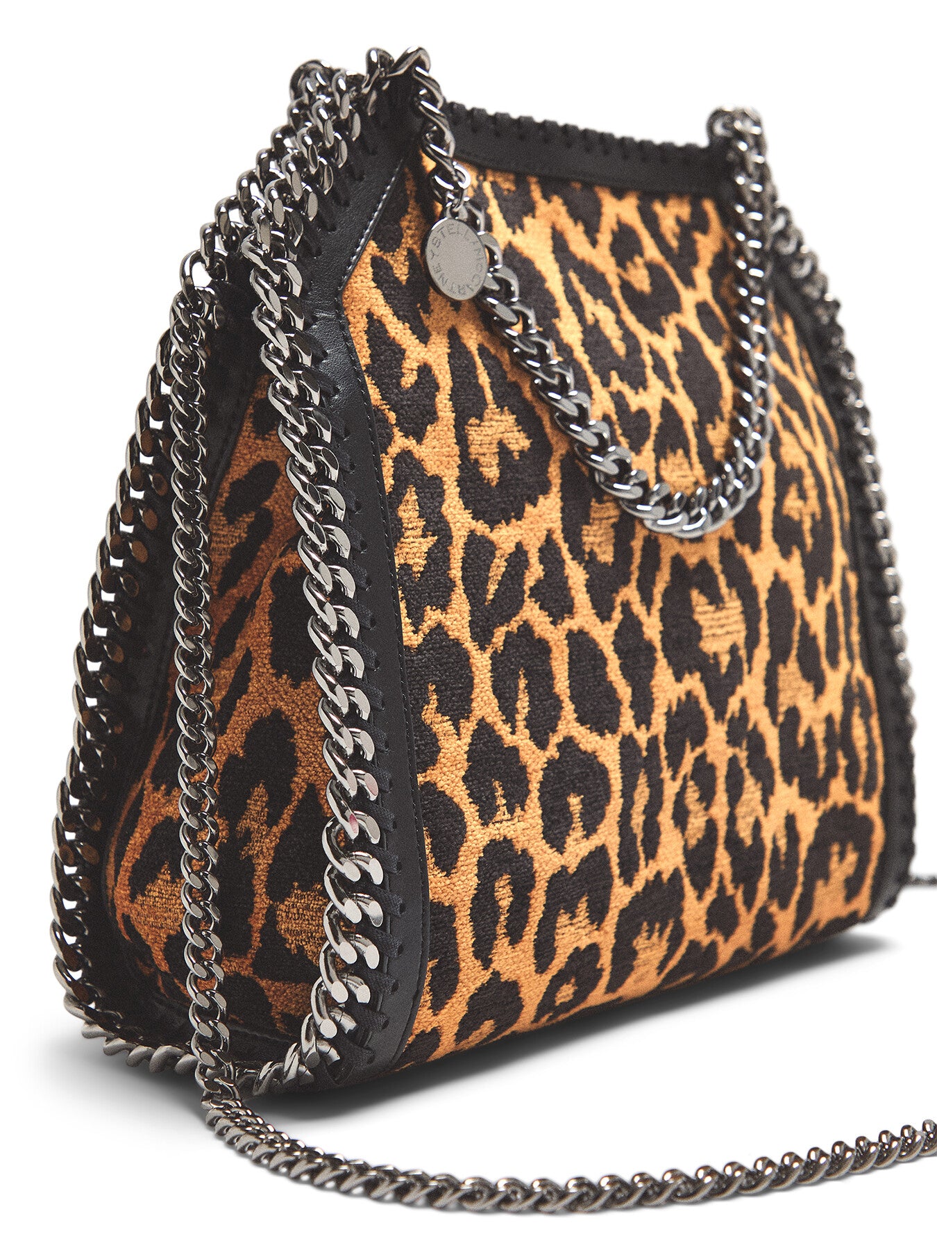 Leopard Falabella Mini Tote Bag