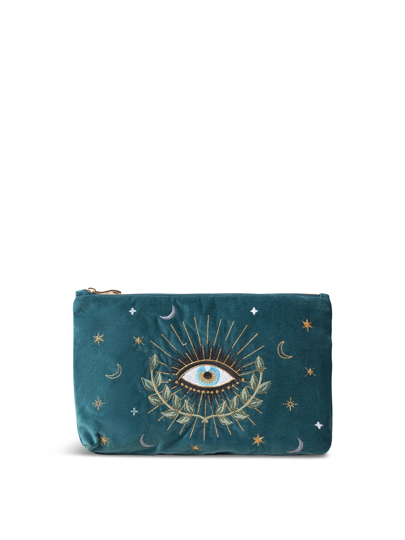 Celestrial Eye Rich Blue Velvet Everyday Pouch