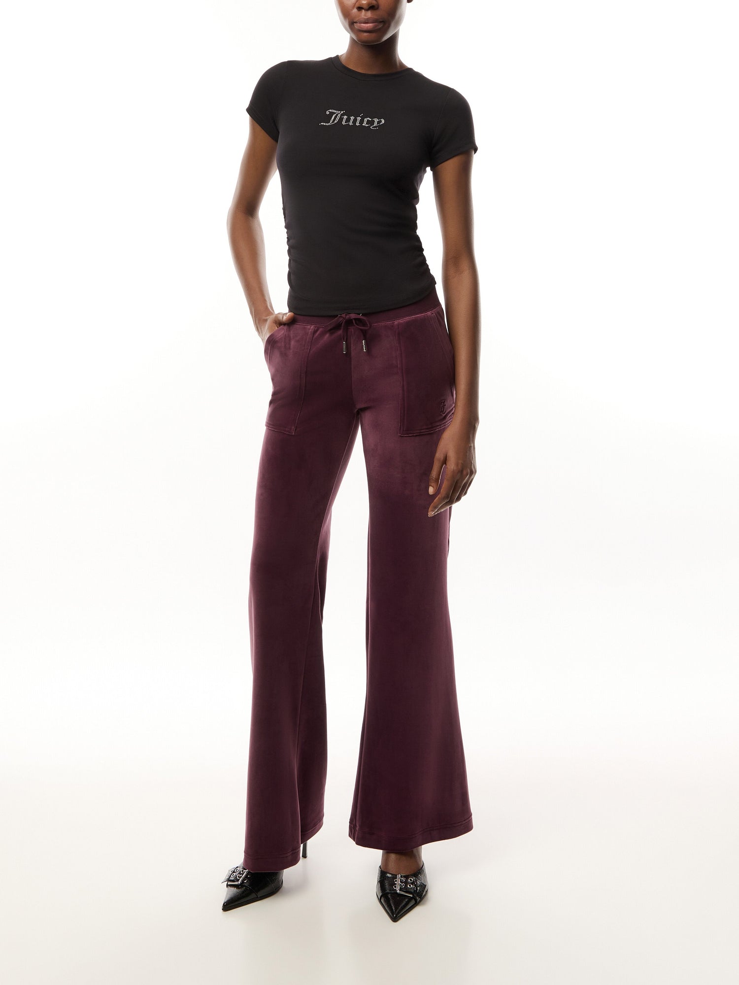 Dot Ruched Tee