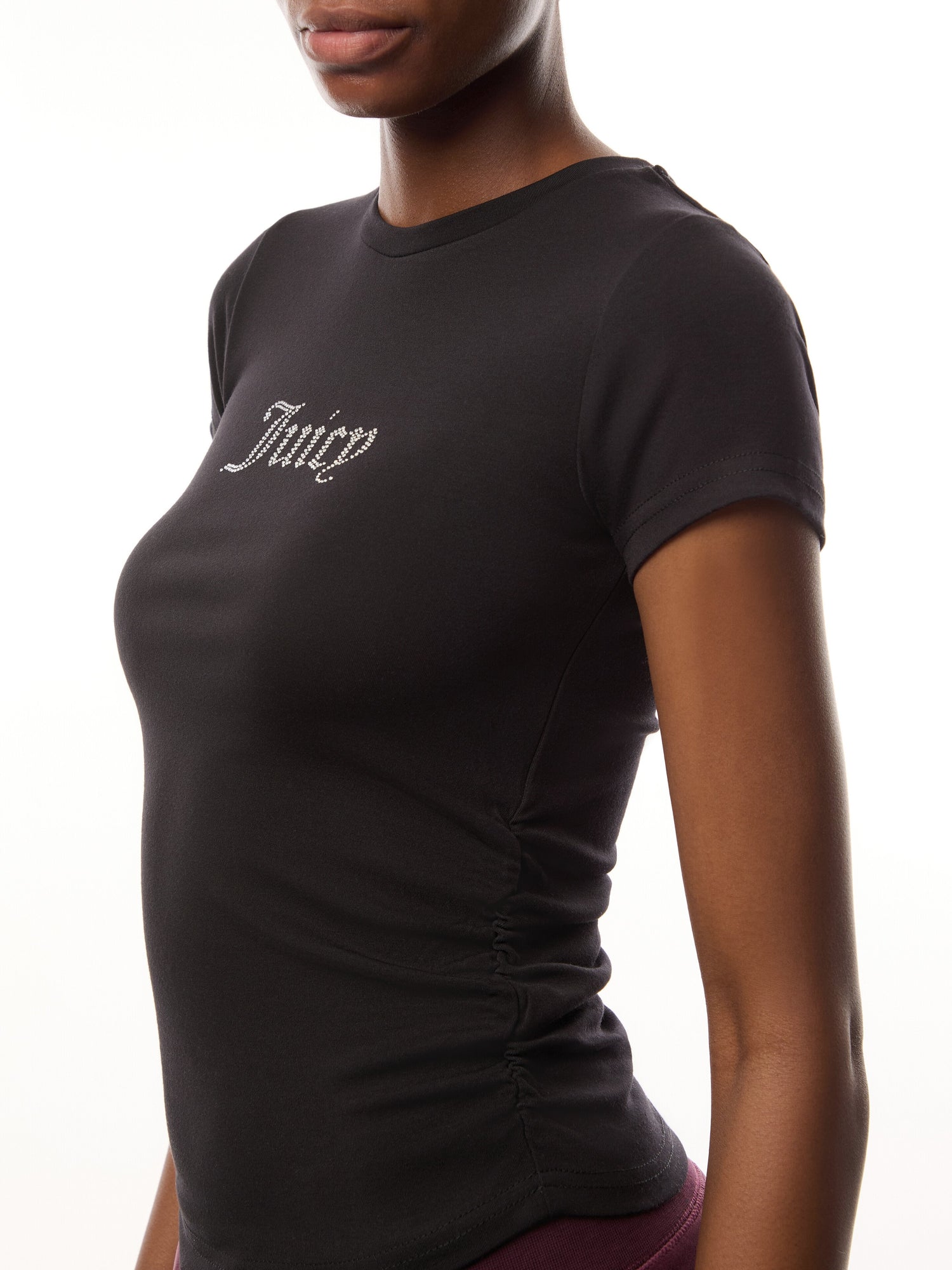 Dot Ruched Tee