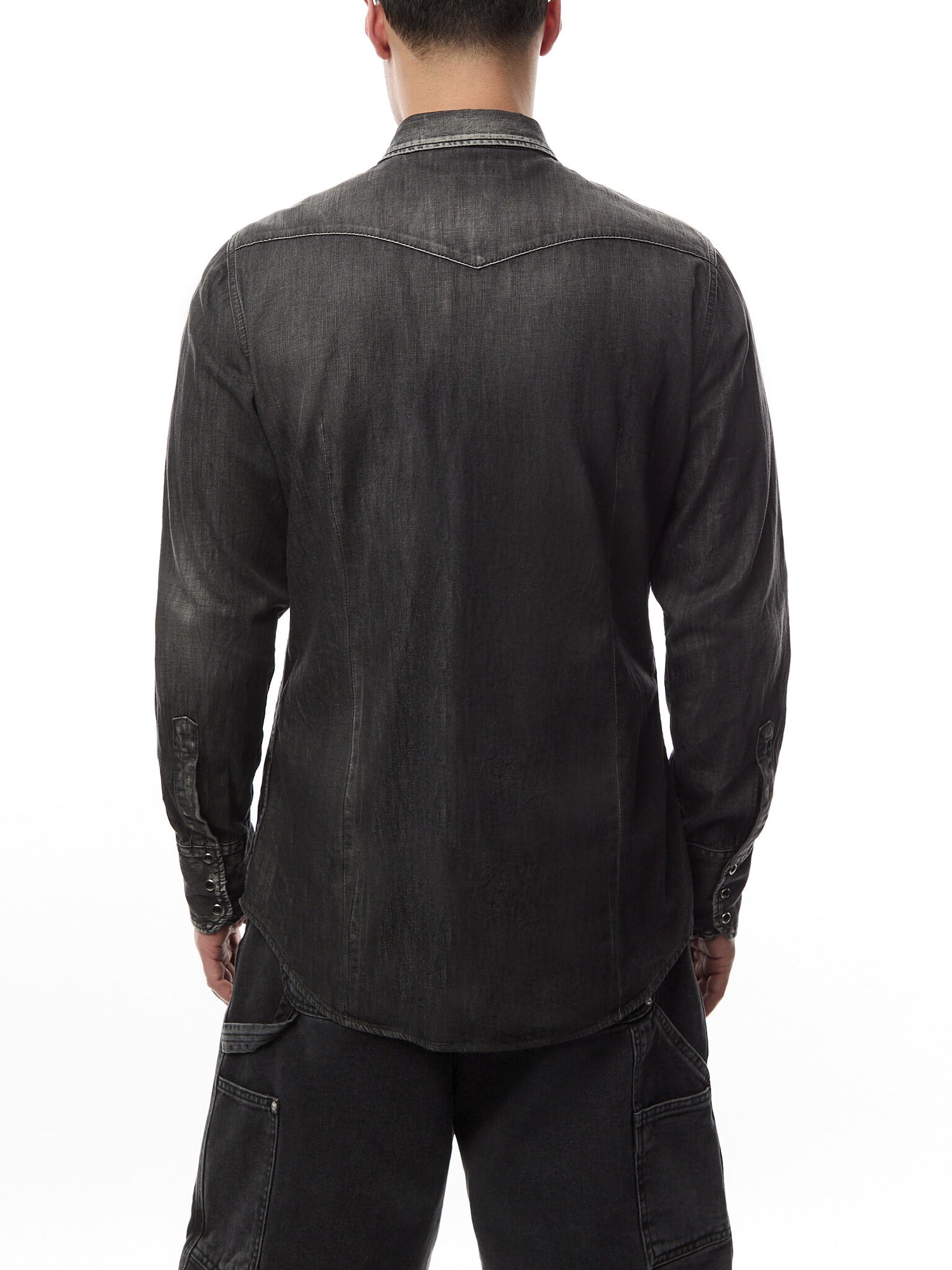Classic Western Denim Shirt