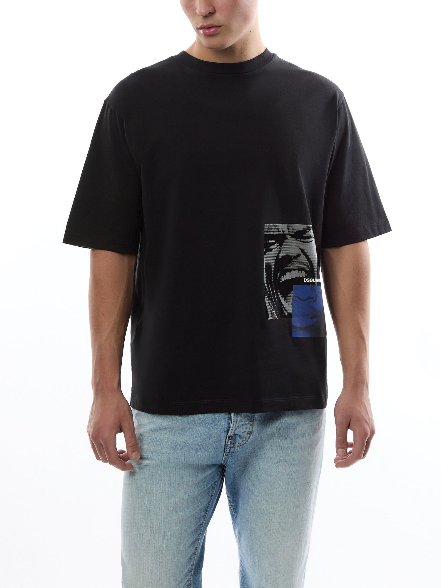 Wash Loose Fit D2 Milano Long Sleeve T-Shirt