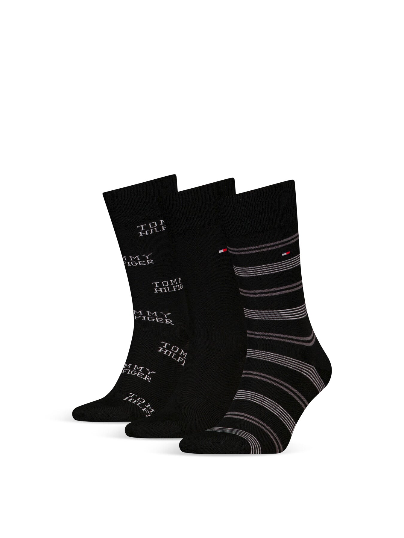Three Pack Stripe Socks
