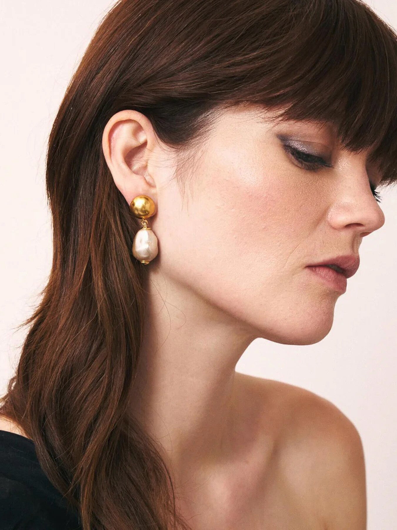 Organic Pearl Earrings