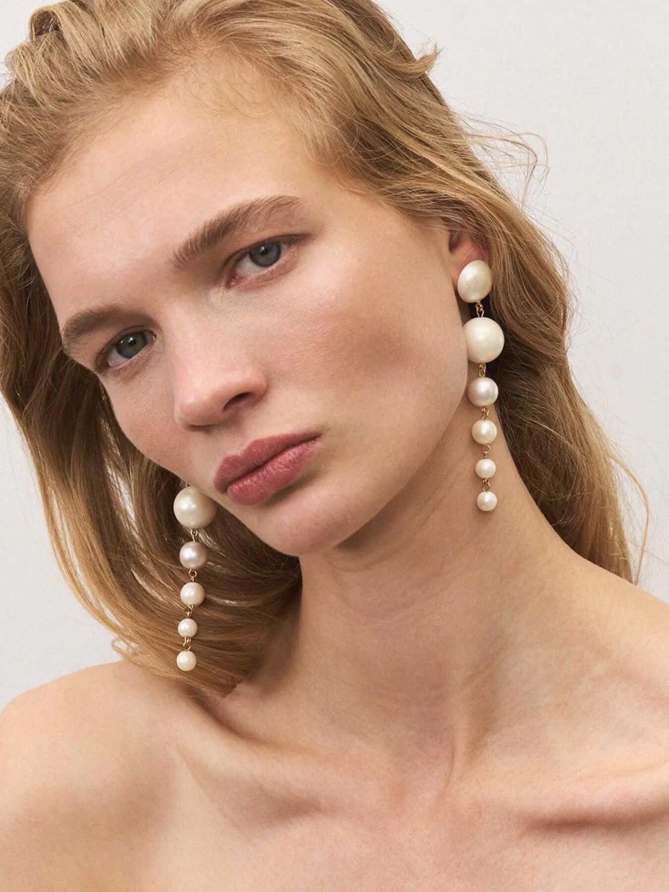 Waterfall Pearl Earrings