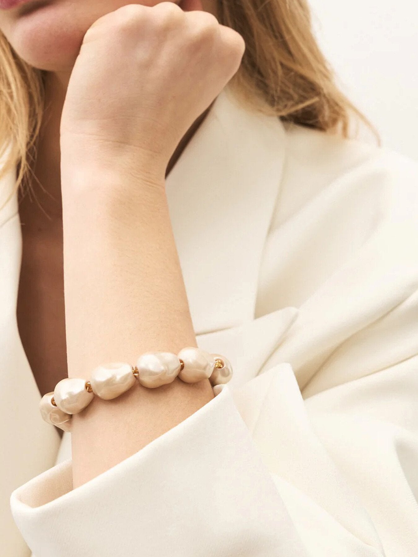 Organic Pearl Bracelet