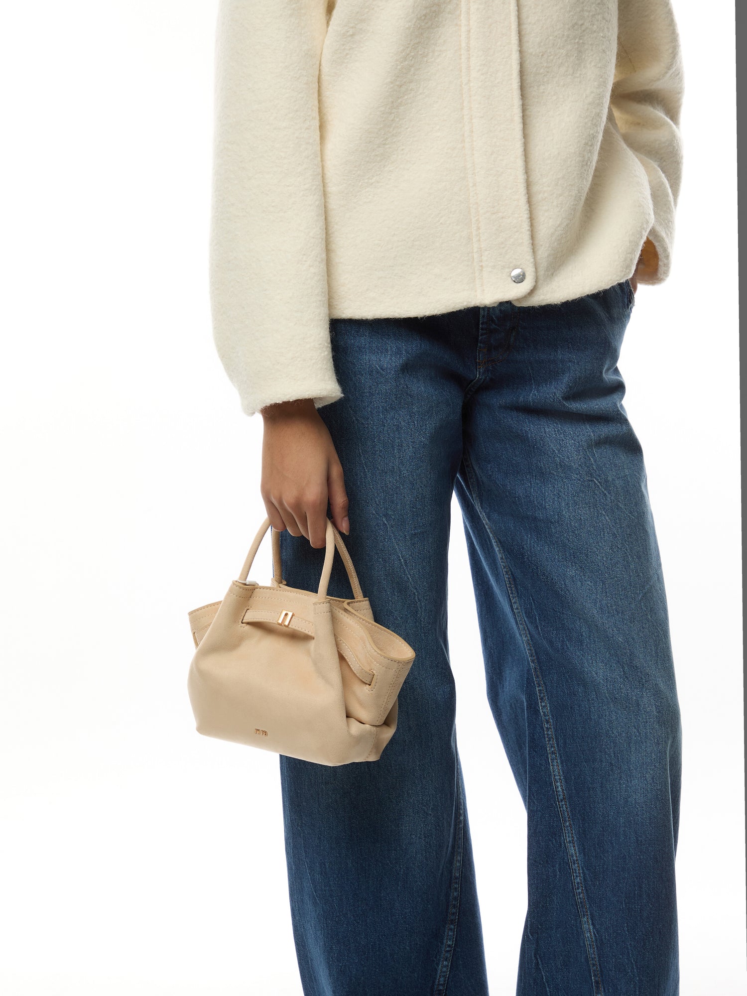 Hana Mini Faux Suede Tote Bag