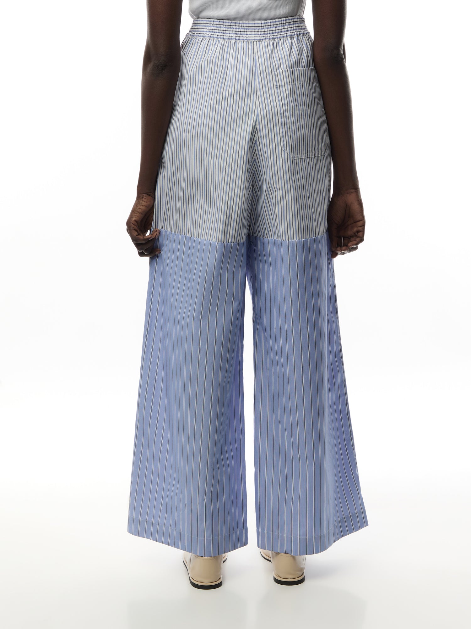 Striped Boyfriend Trousers