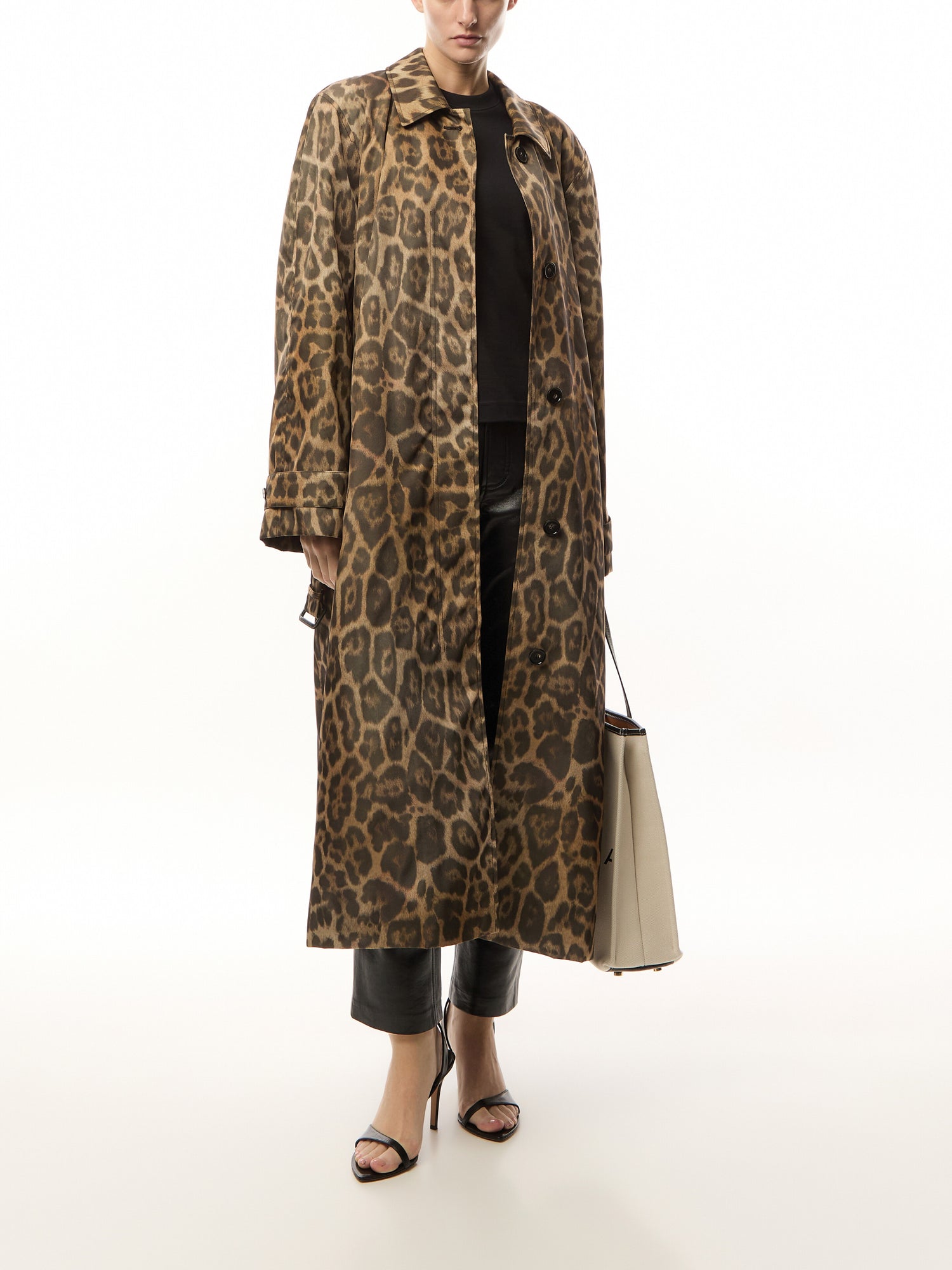 Leopard Print Car Coat