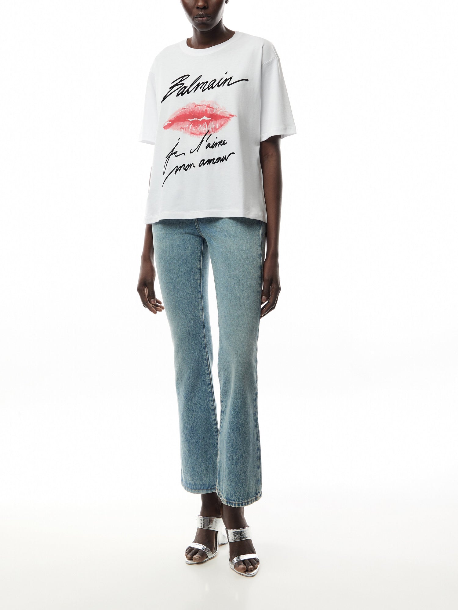 Balmain Kiss Print T-Shirt