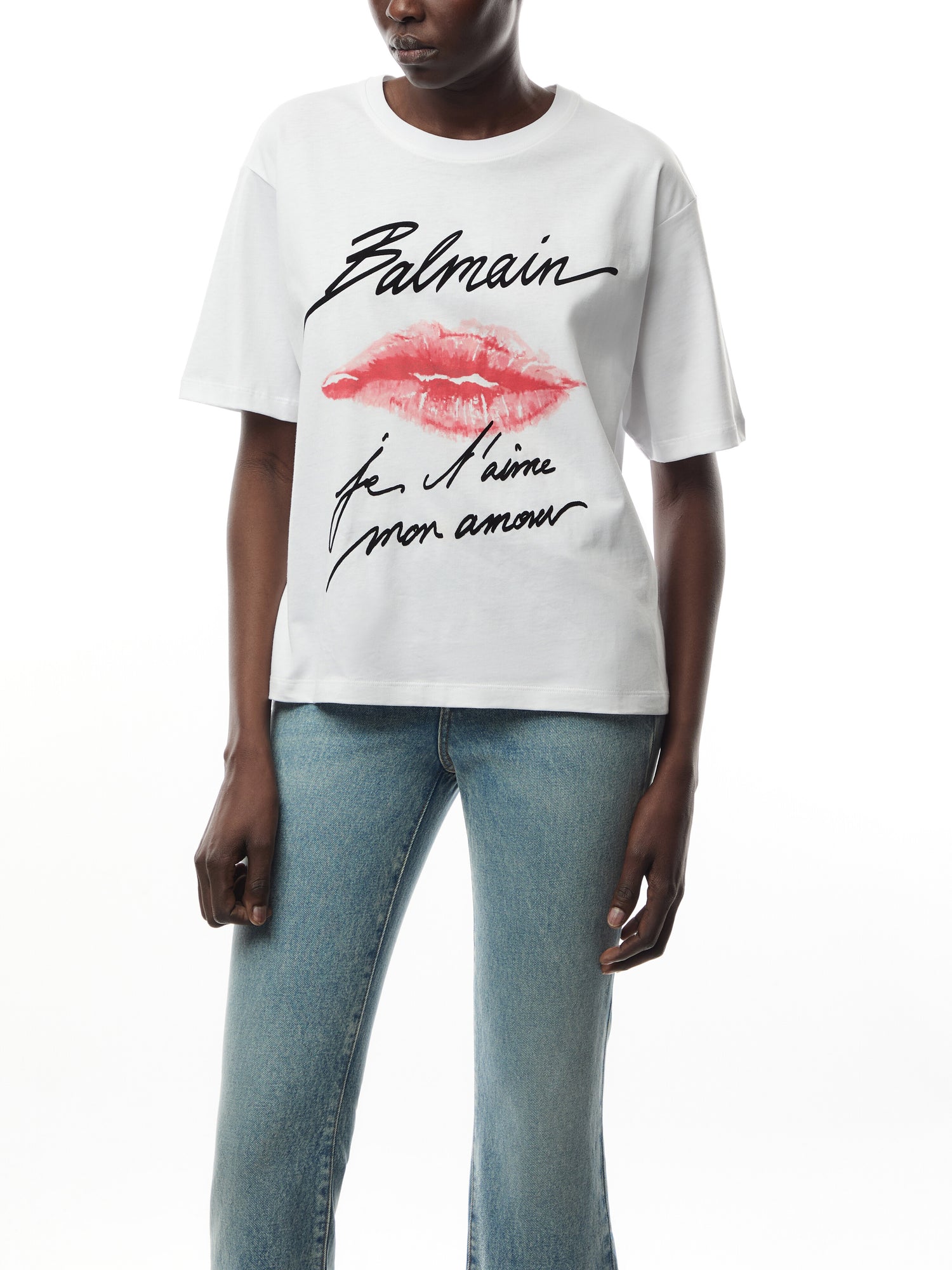 Balmain Kiss Print T-Shirt
