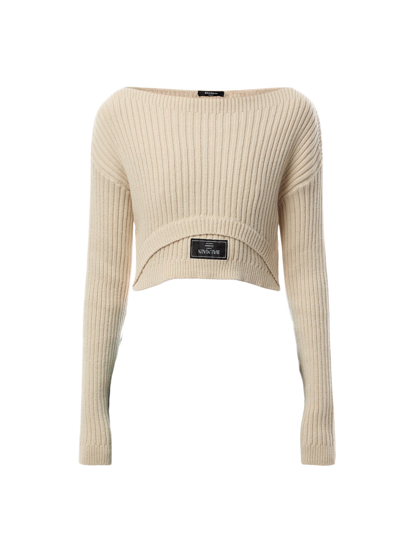 Boat Neck Ribbed Top