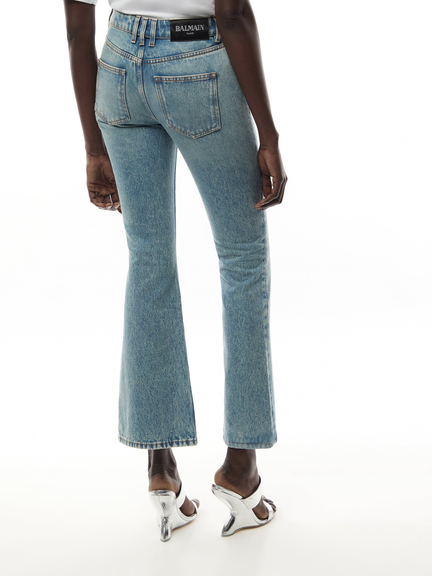 Flared Denim Jeans