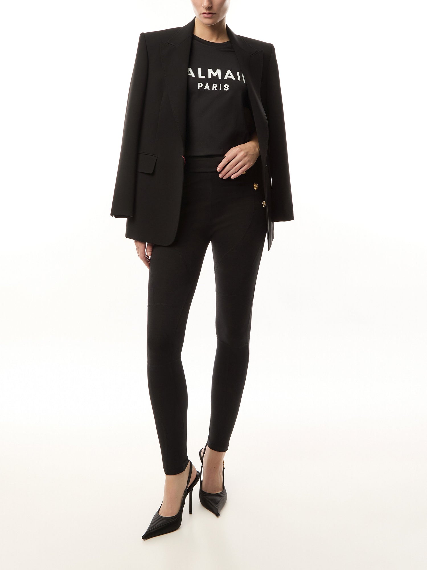 6 Button Jersey Leggings