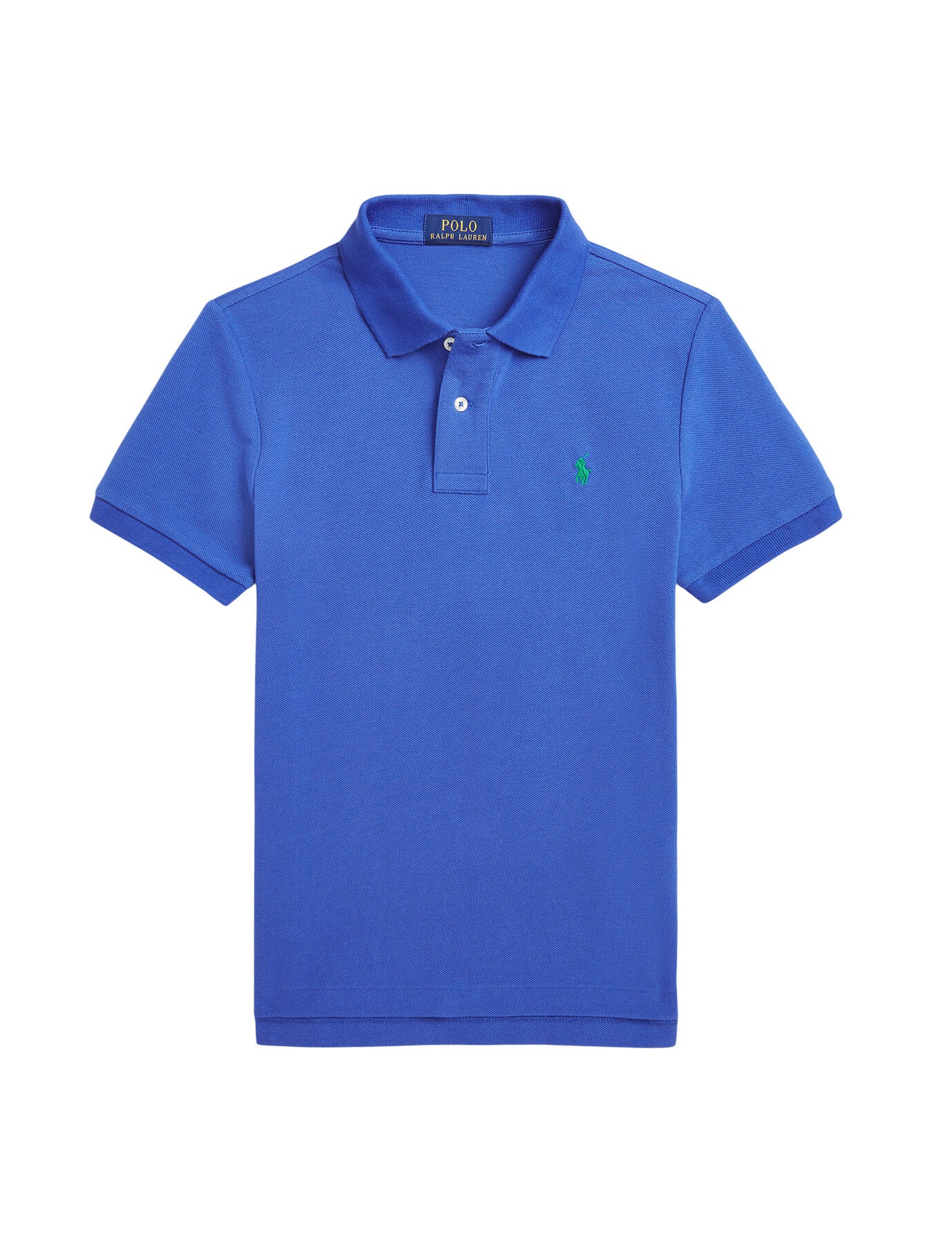 Slim Fit Cotton Mesh Polo