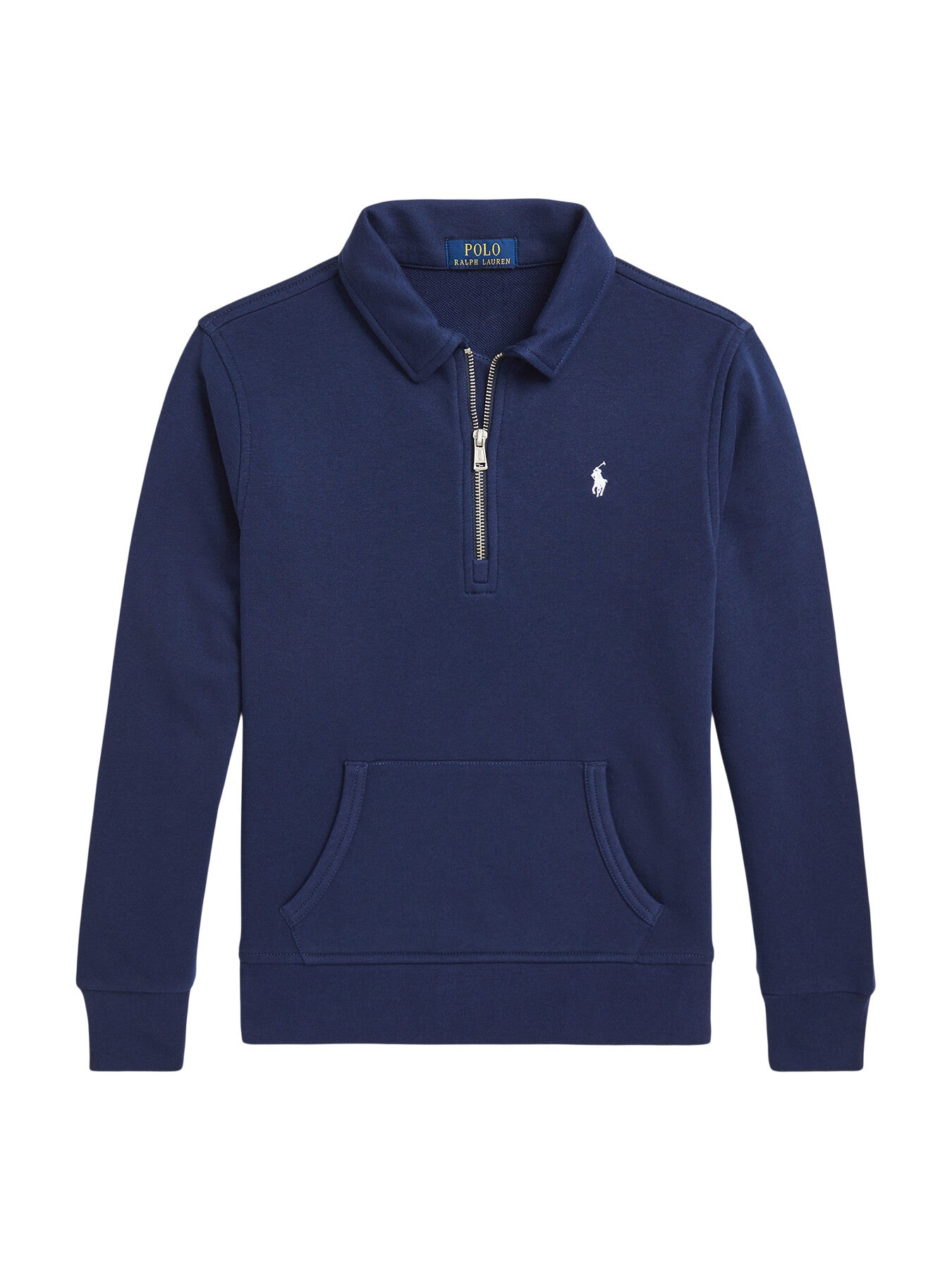 Logo French Terry Collared Sweatshirt