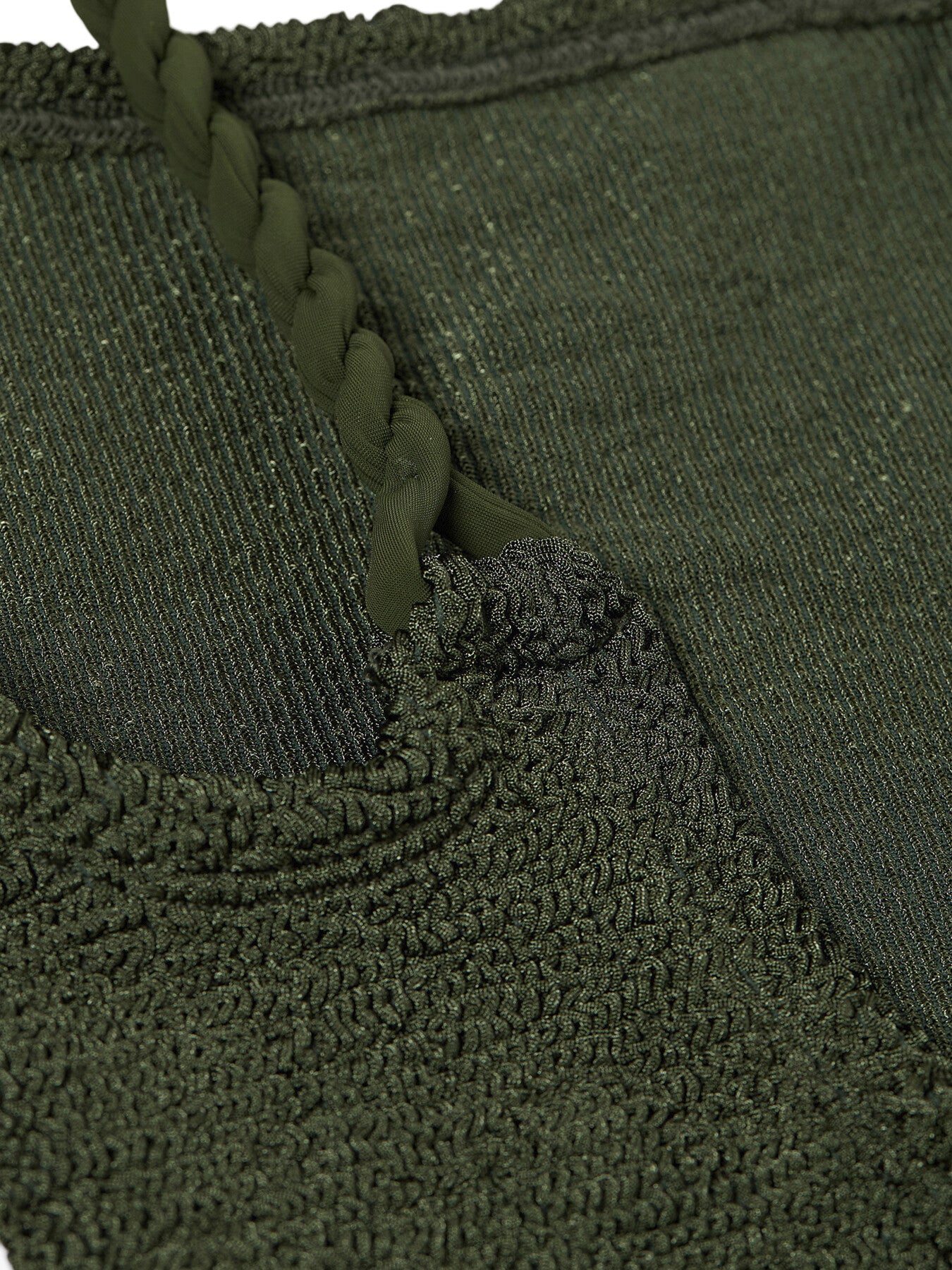 Camille Swim Metallic Khaki Swimsuit