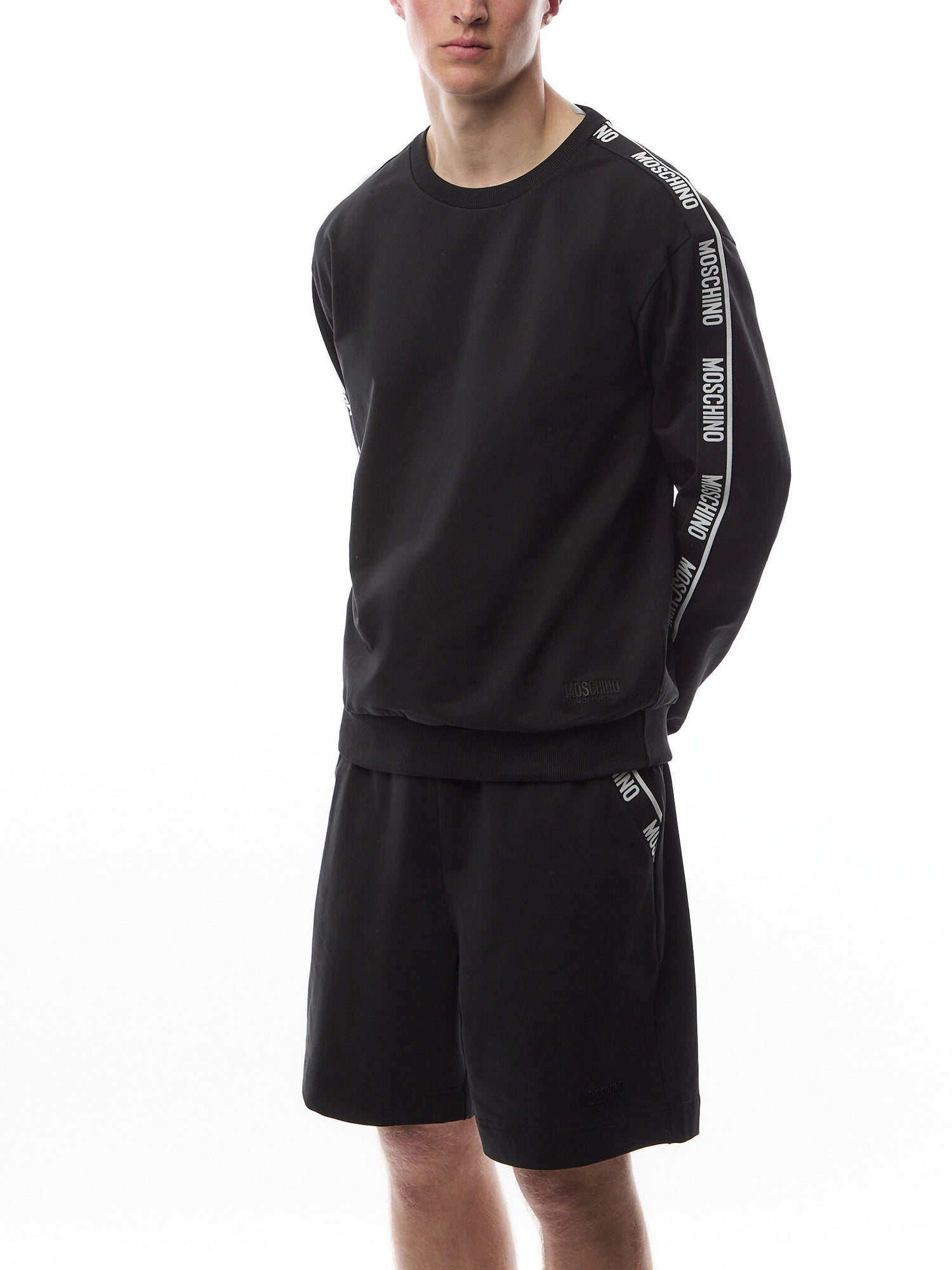 Tonal Tape Shorts