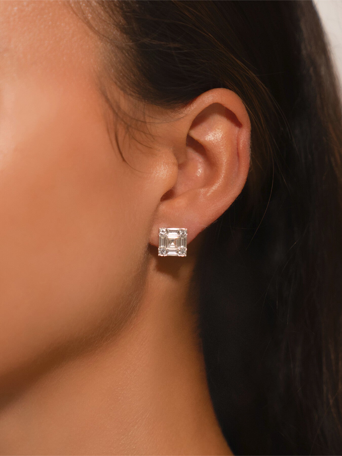 Baguette Stud Earrings
