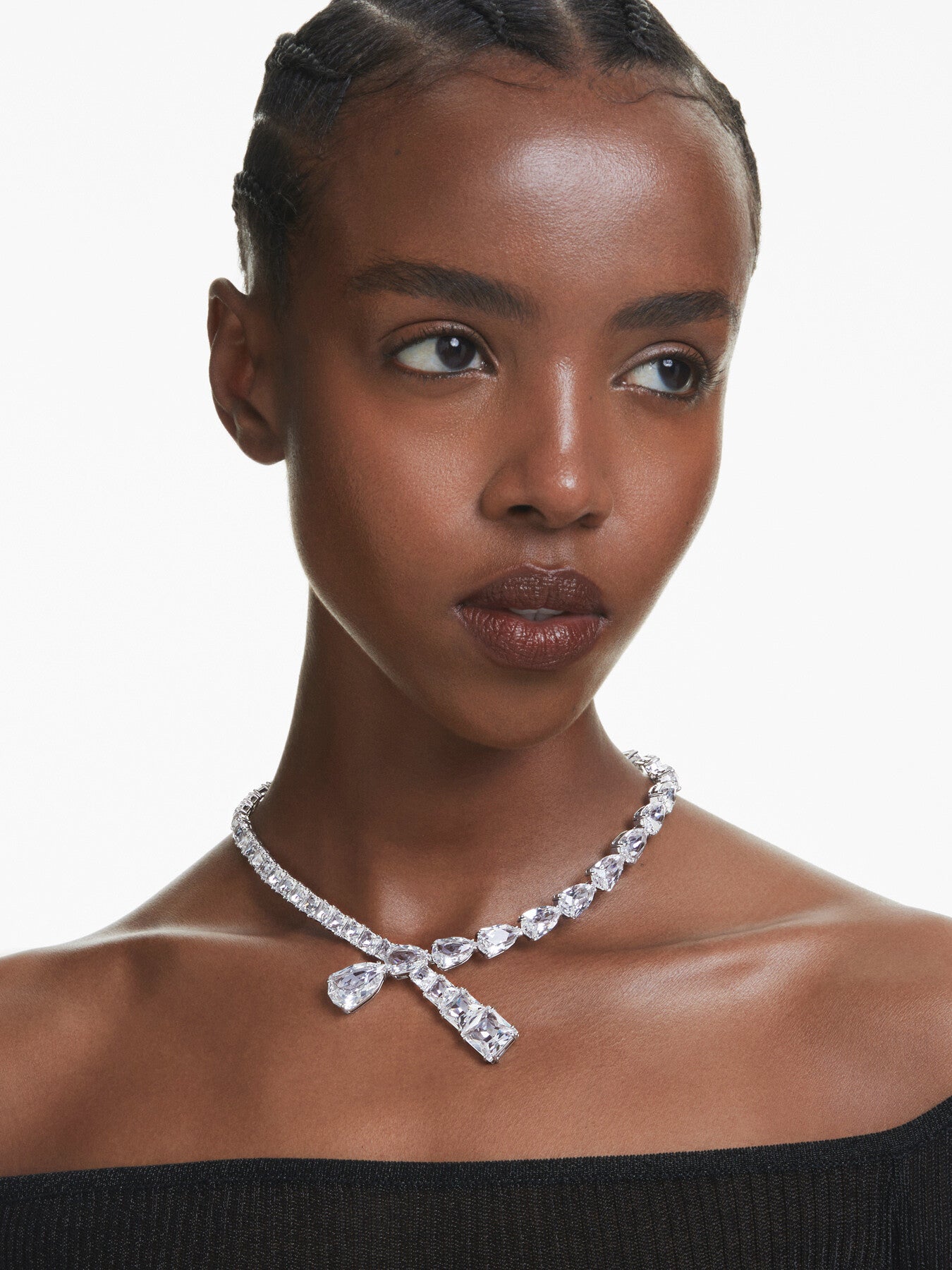 Matrix Mixed Cuts Necklace