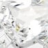 White Crystal/Rhodium Plated