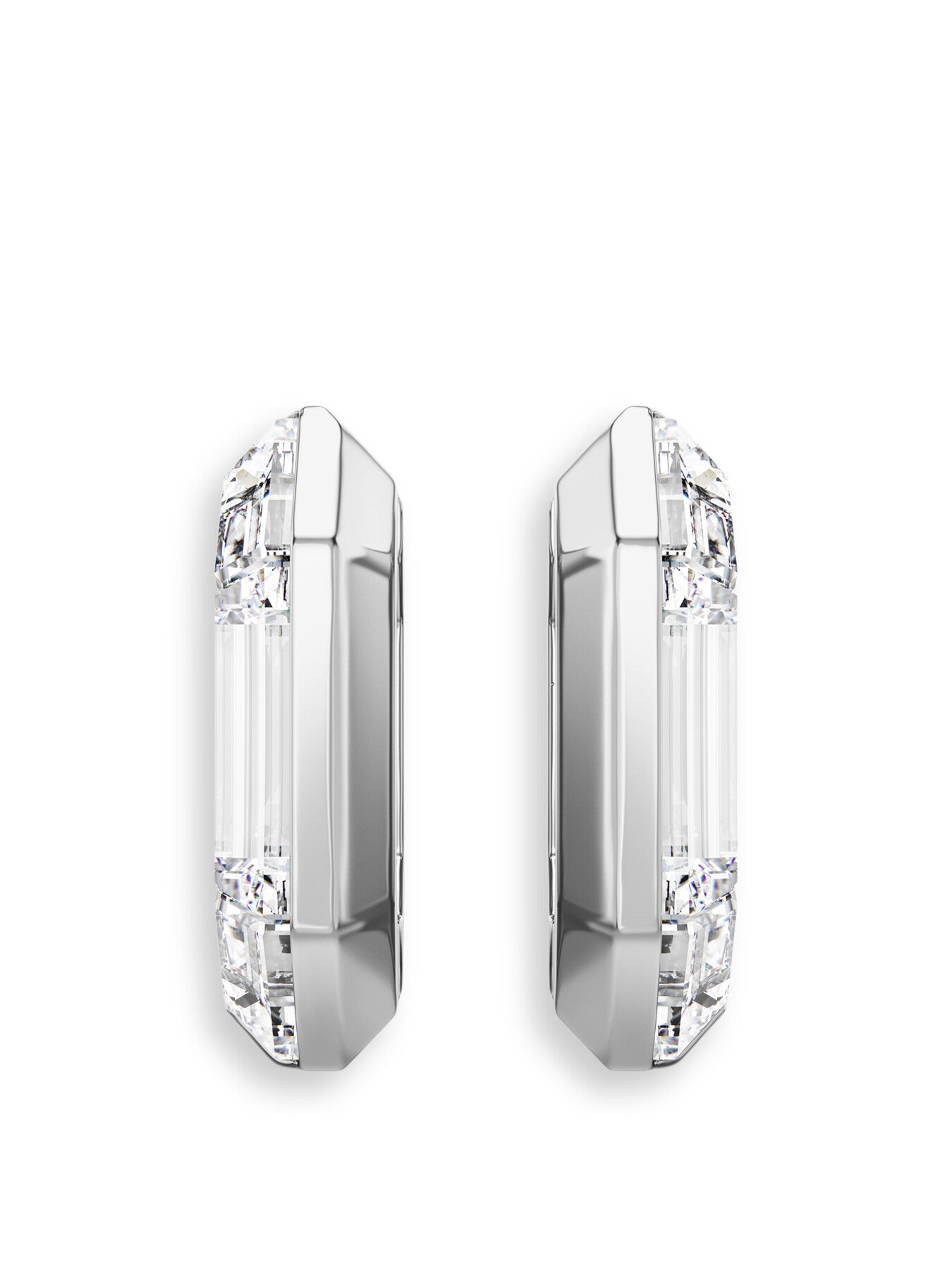 Lucent Small Octagon Hoop Earrings