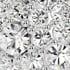 White Crystal/Rhodium Plated