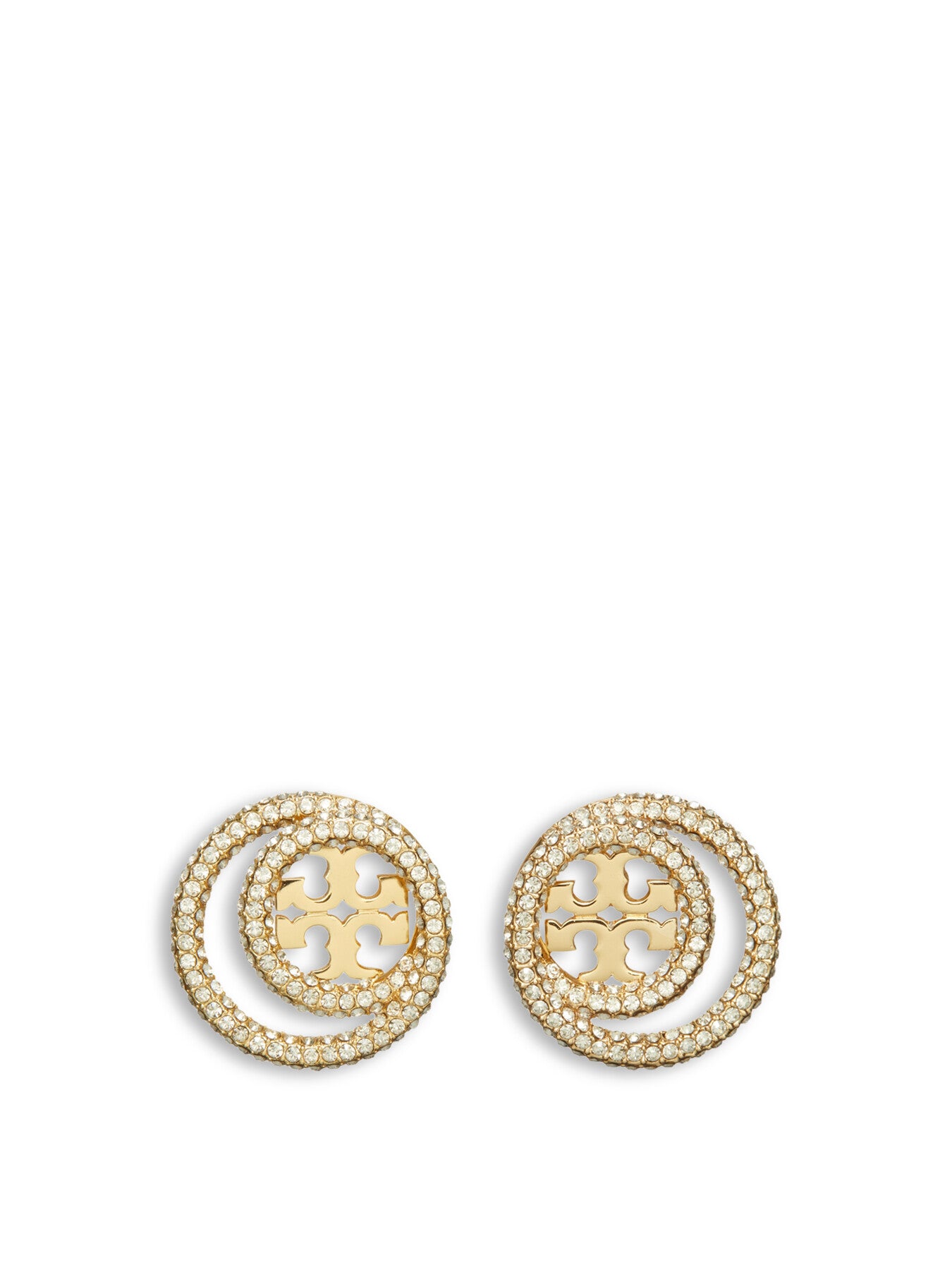 Double Ring Stud Earrings