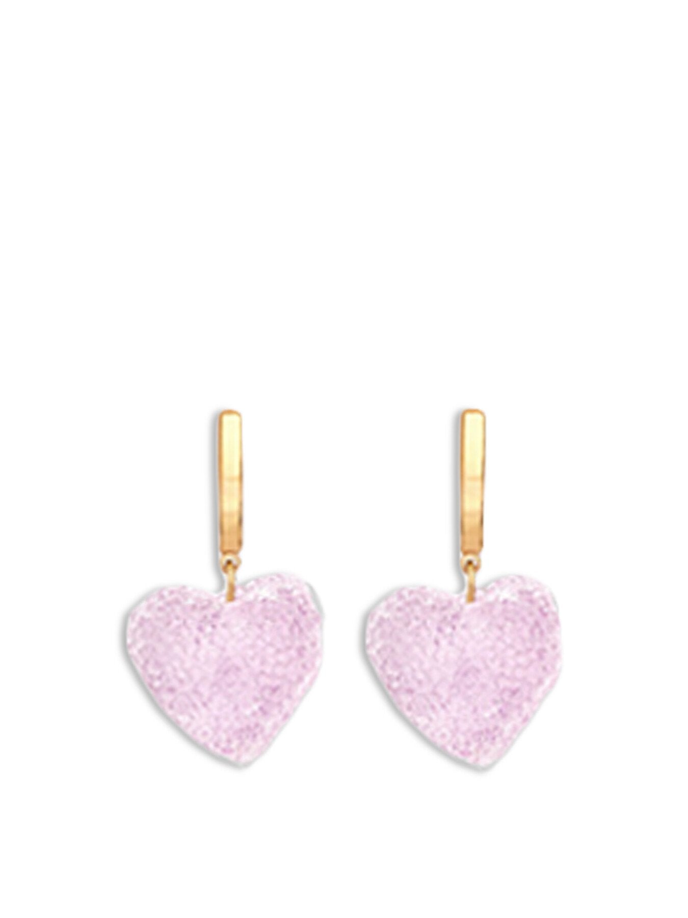 Jelly Heart Hoop Earrings