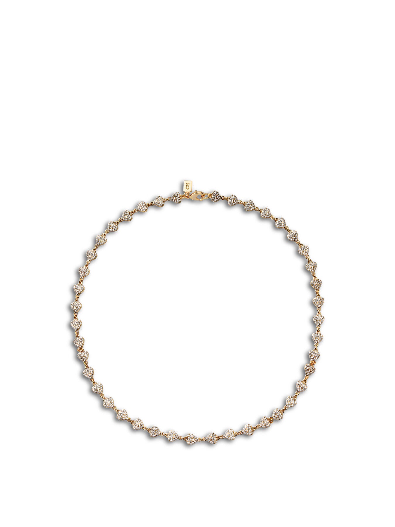 Habibi Crystal Chain Necklace