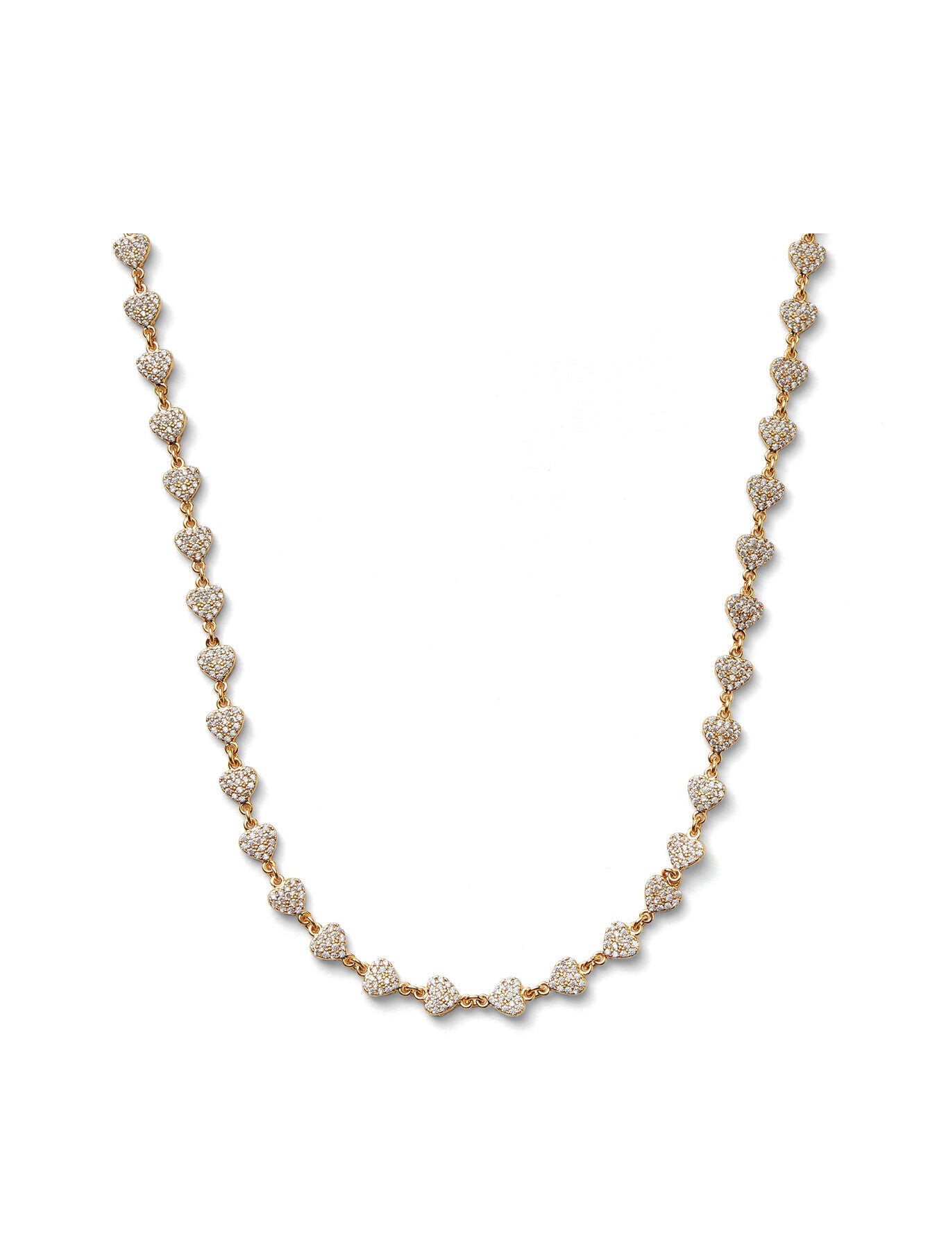 Habibi Crystal Chain Necklace