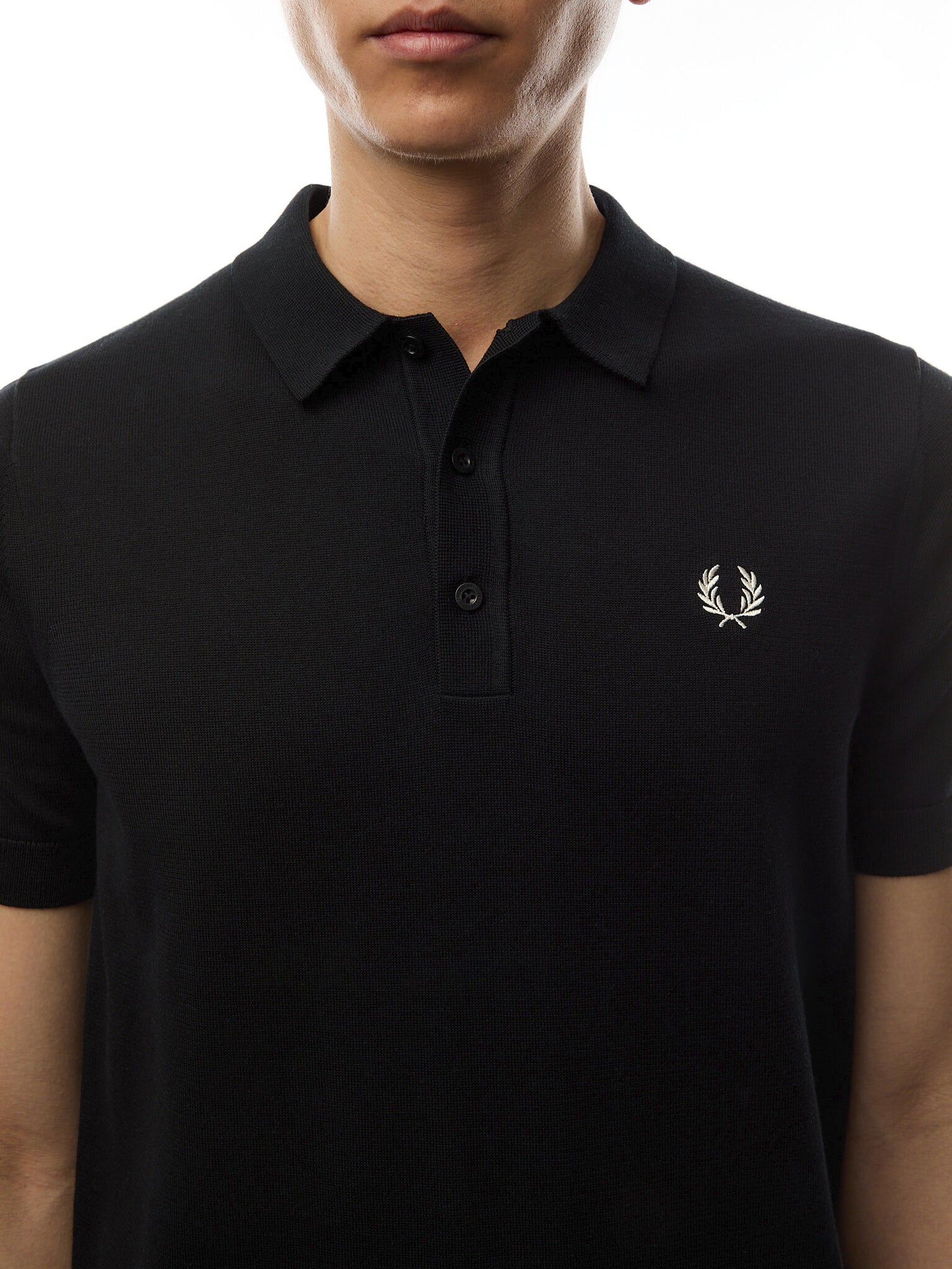 Knitted Short Sleeve Polo Shirt