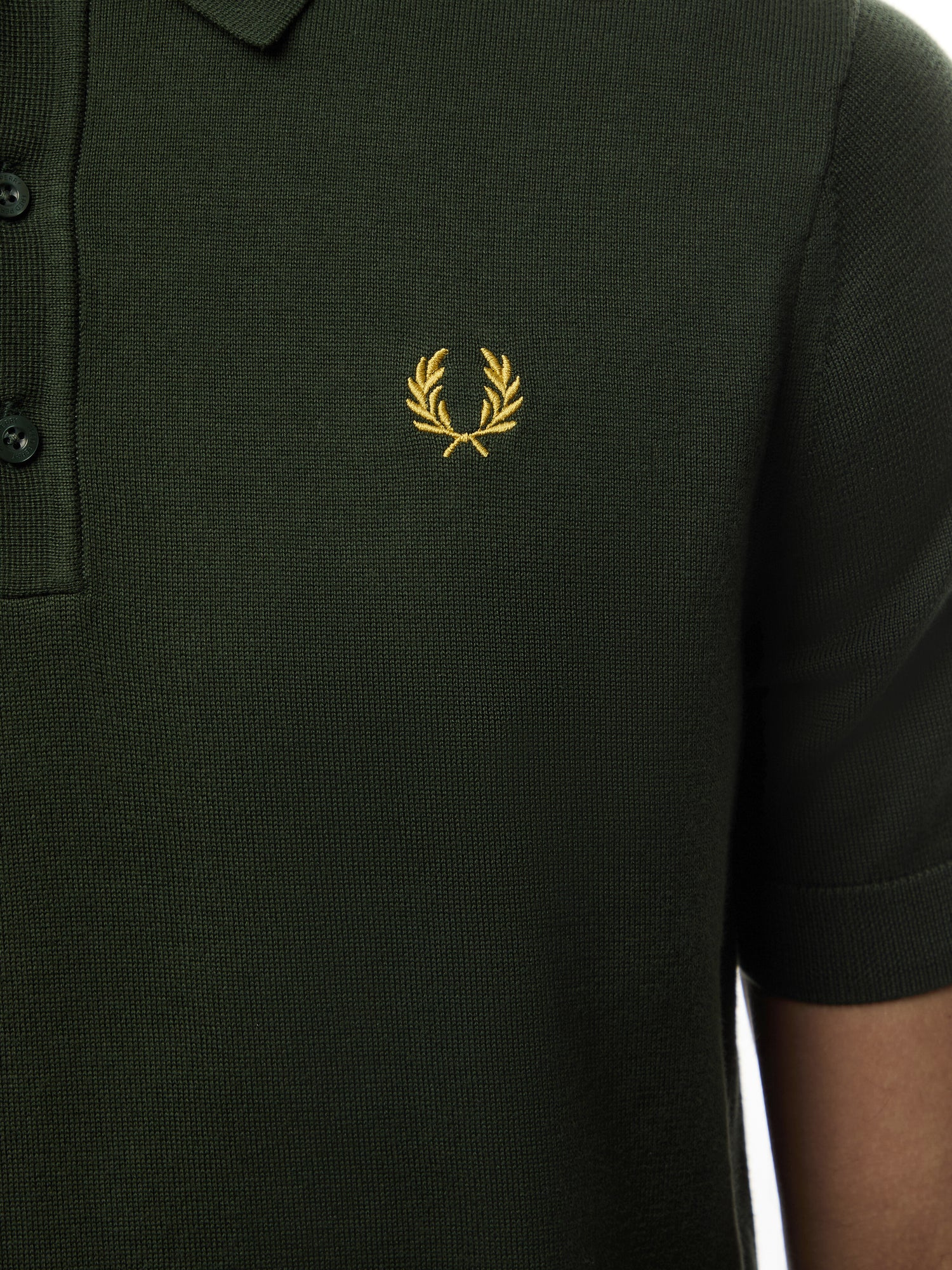 Knitted Short Sleeve Polo Shirt