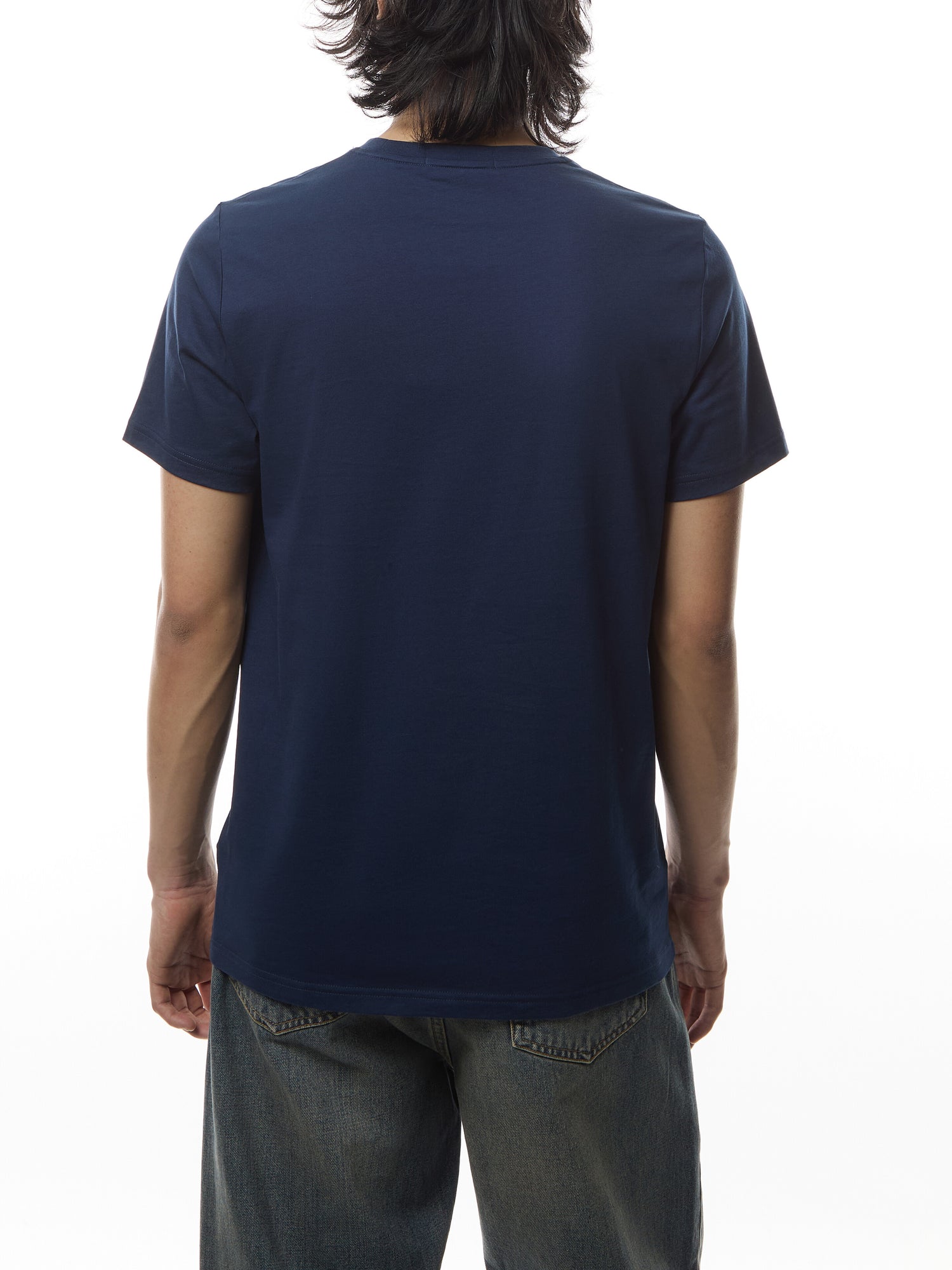 Textured Laurel Wreath Logo T Shirt