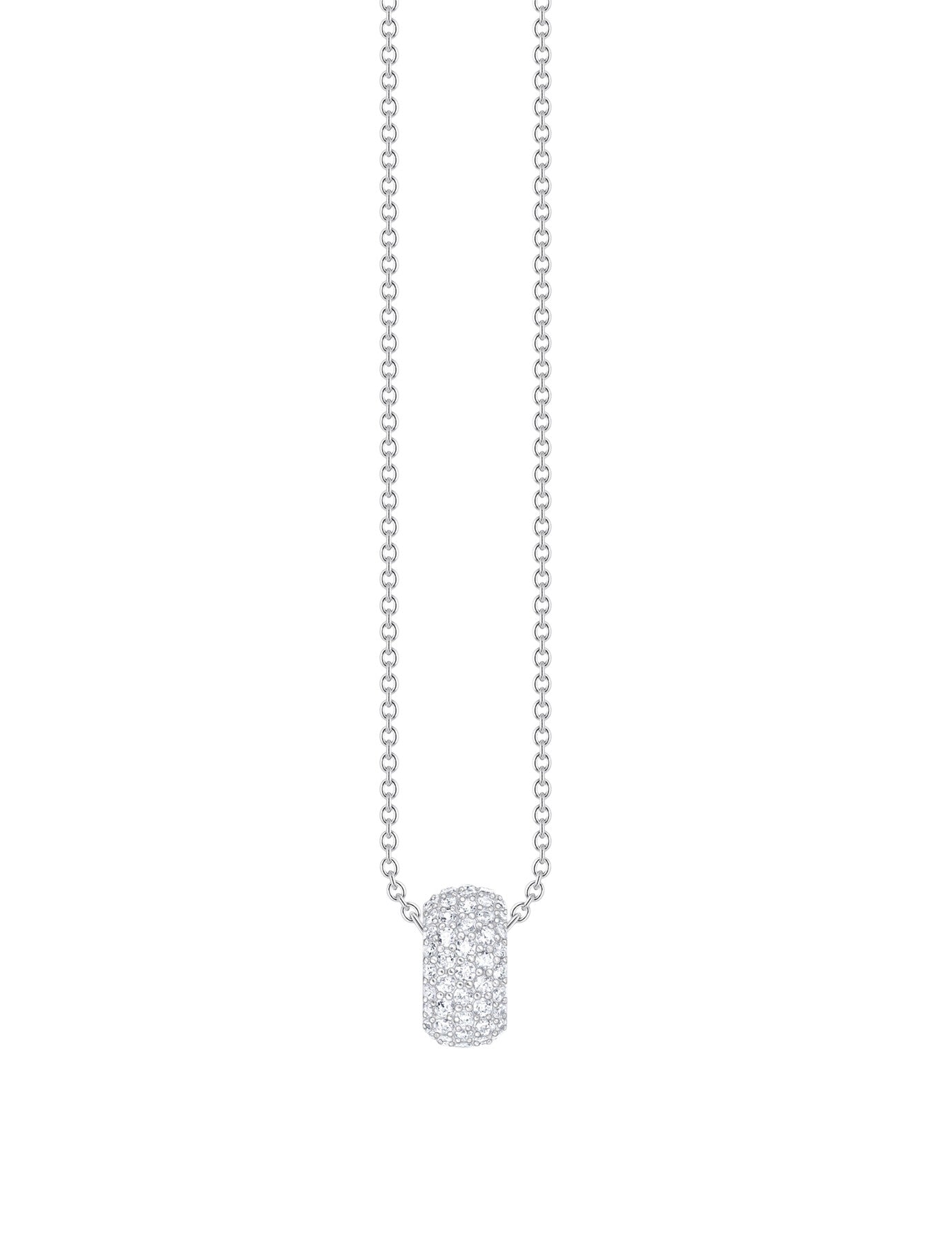 Ring Zirconia Pendant Necklace