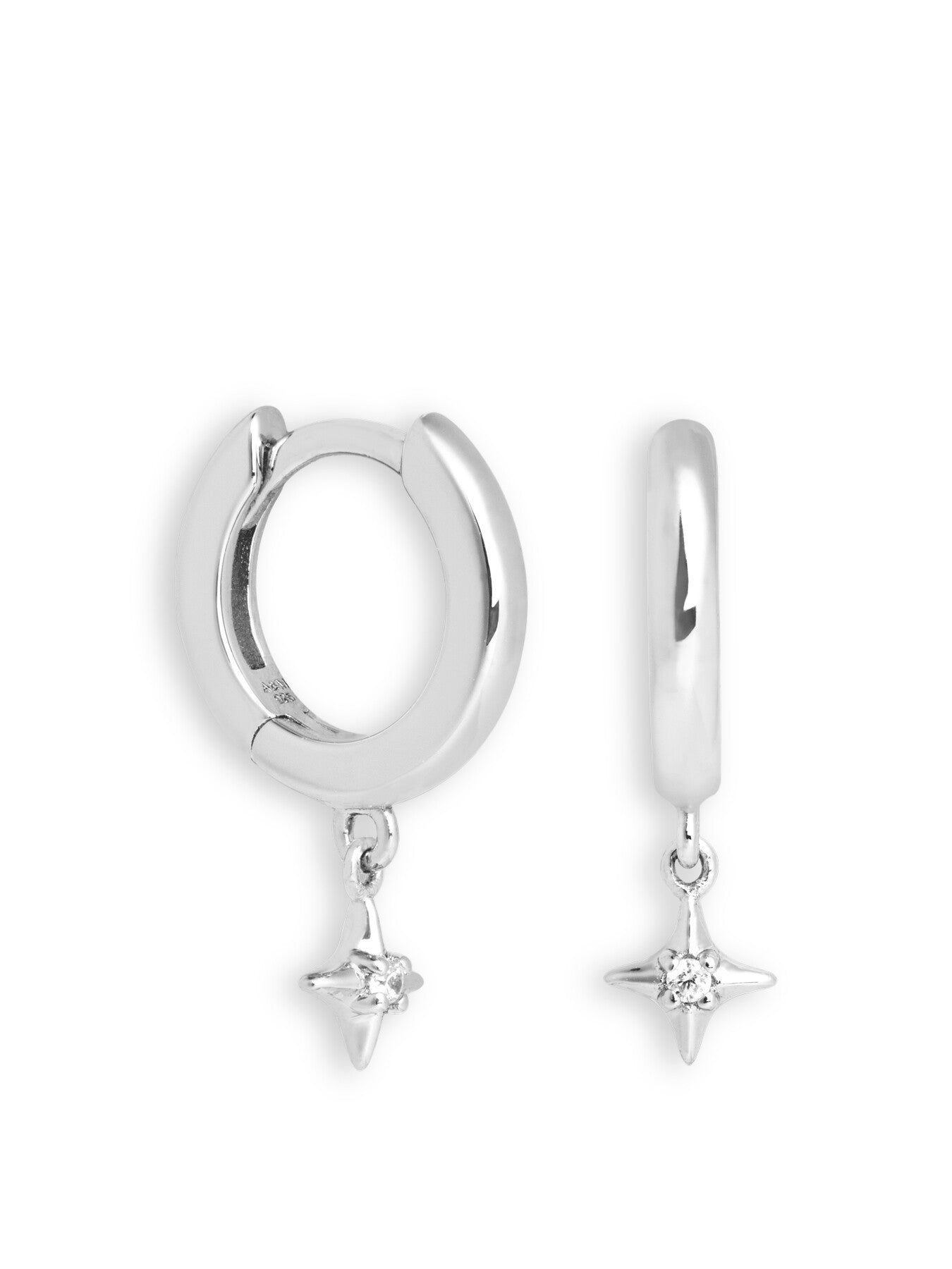 Cosmic Star Charm Huggies
