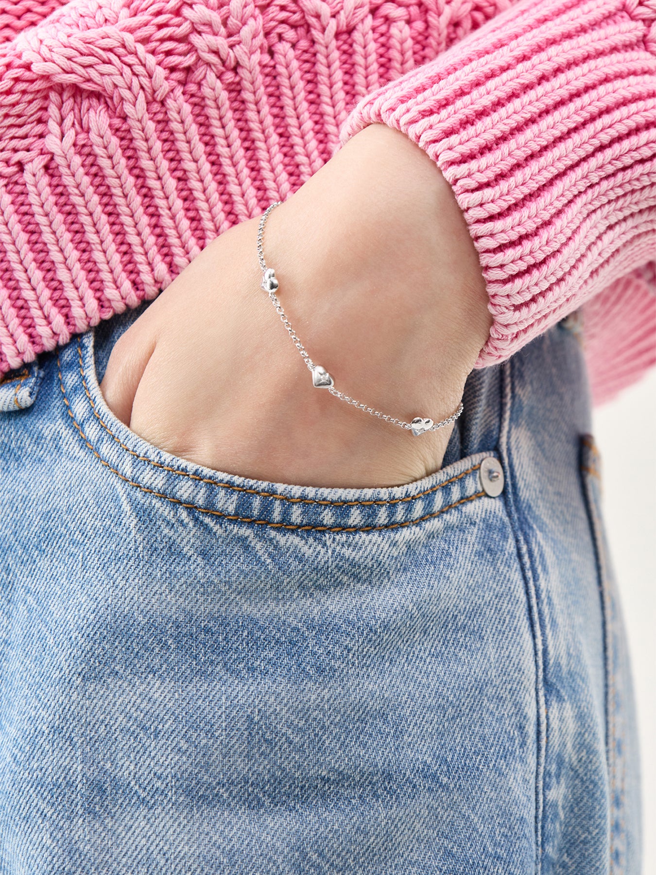 Heart Charm Bracelet