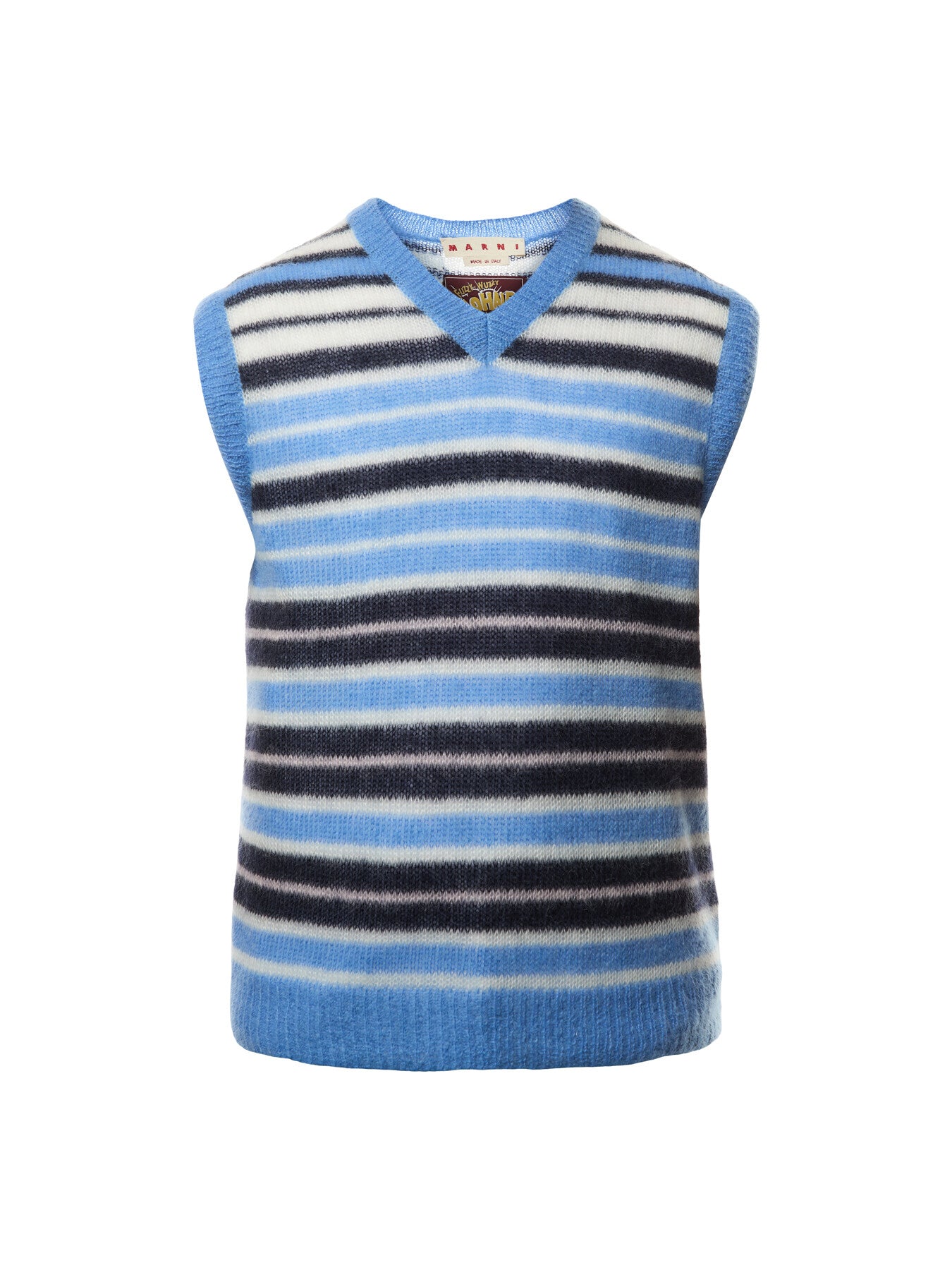 Mohair Vneck Sleveless Knit