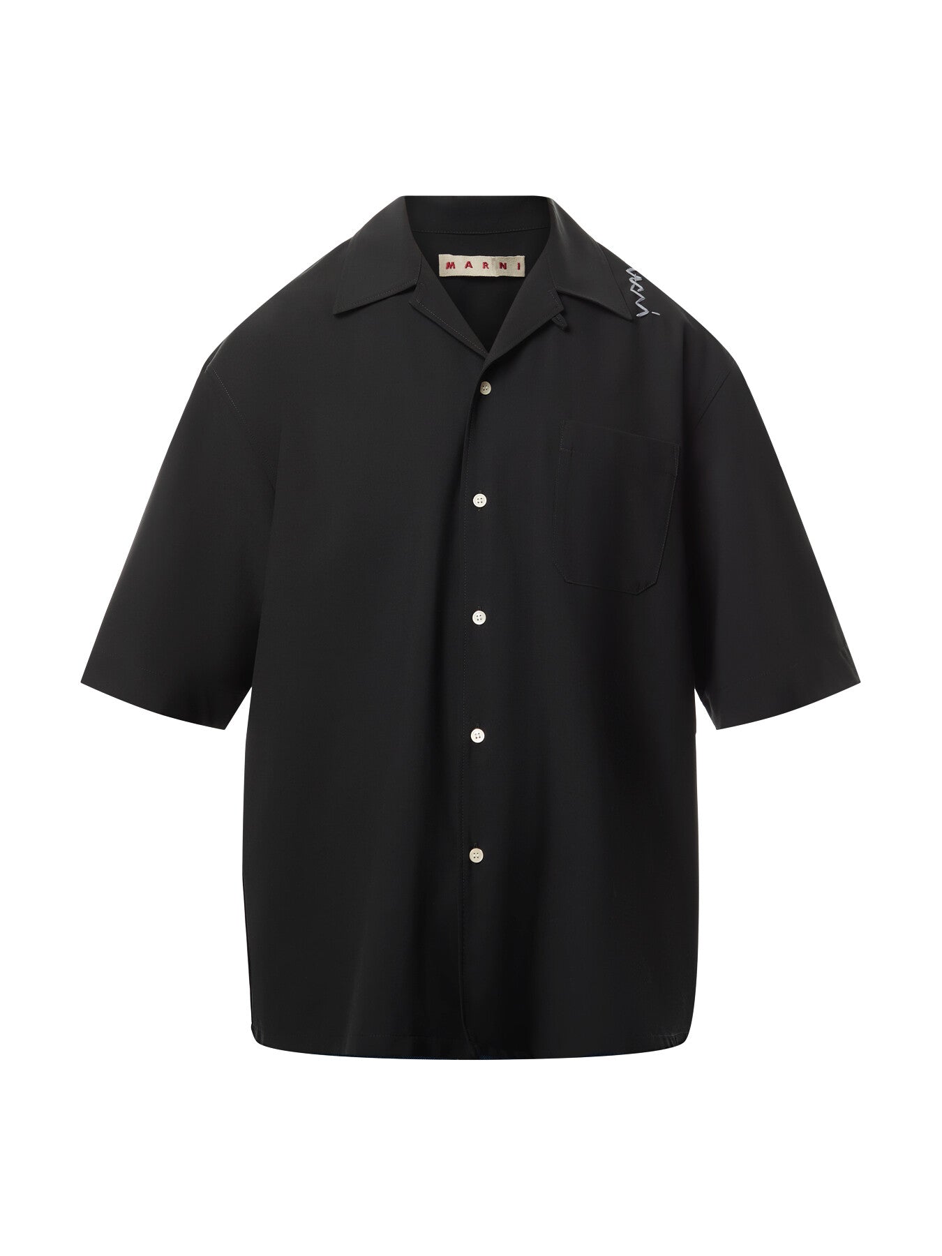 Wool Blend Bowling Shirt
