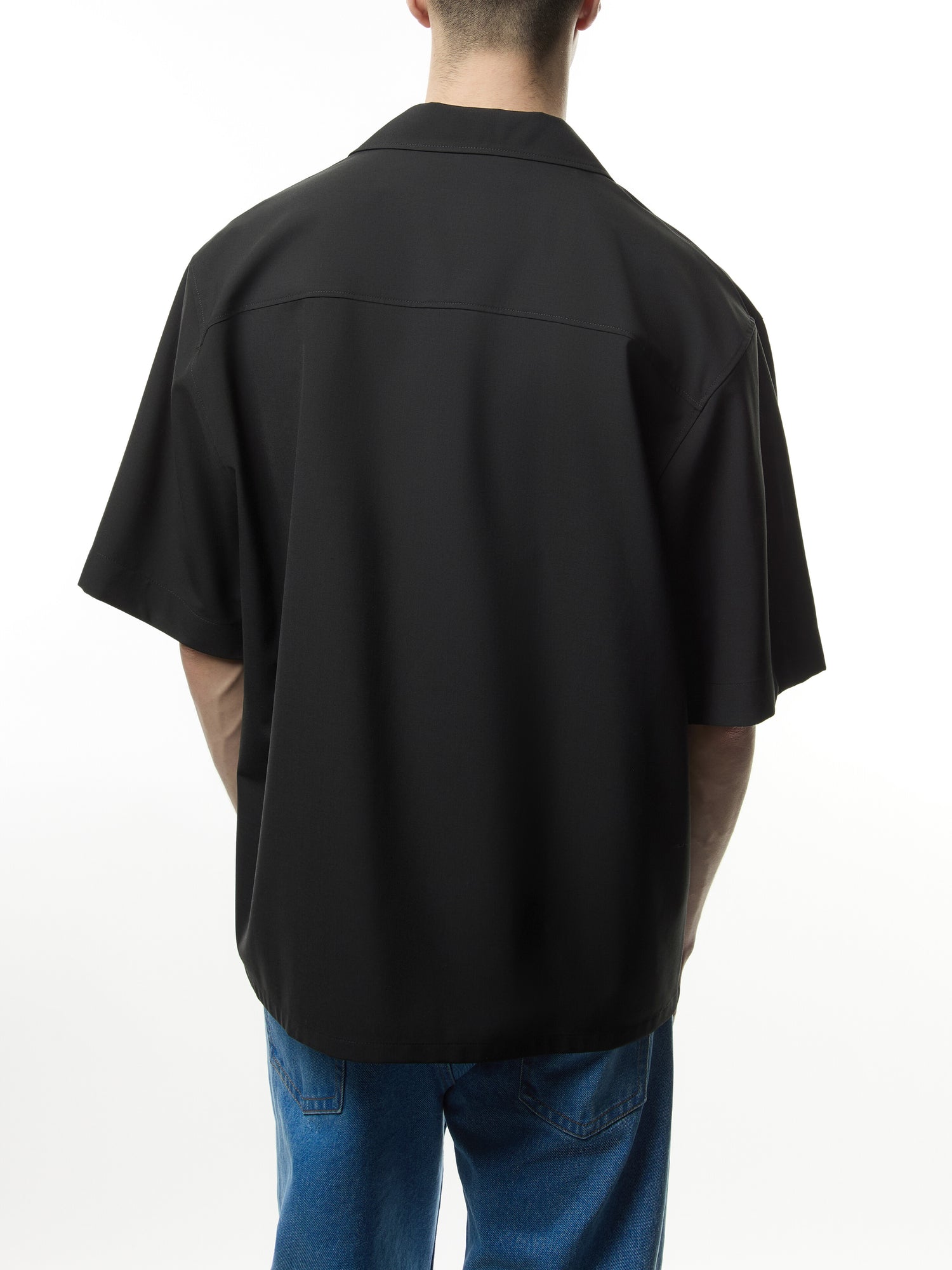 Wool Blend Bowling Shirt